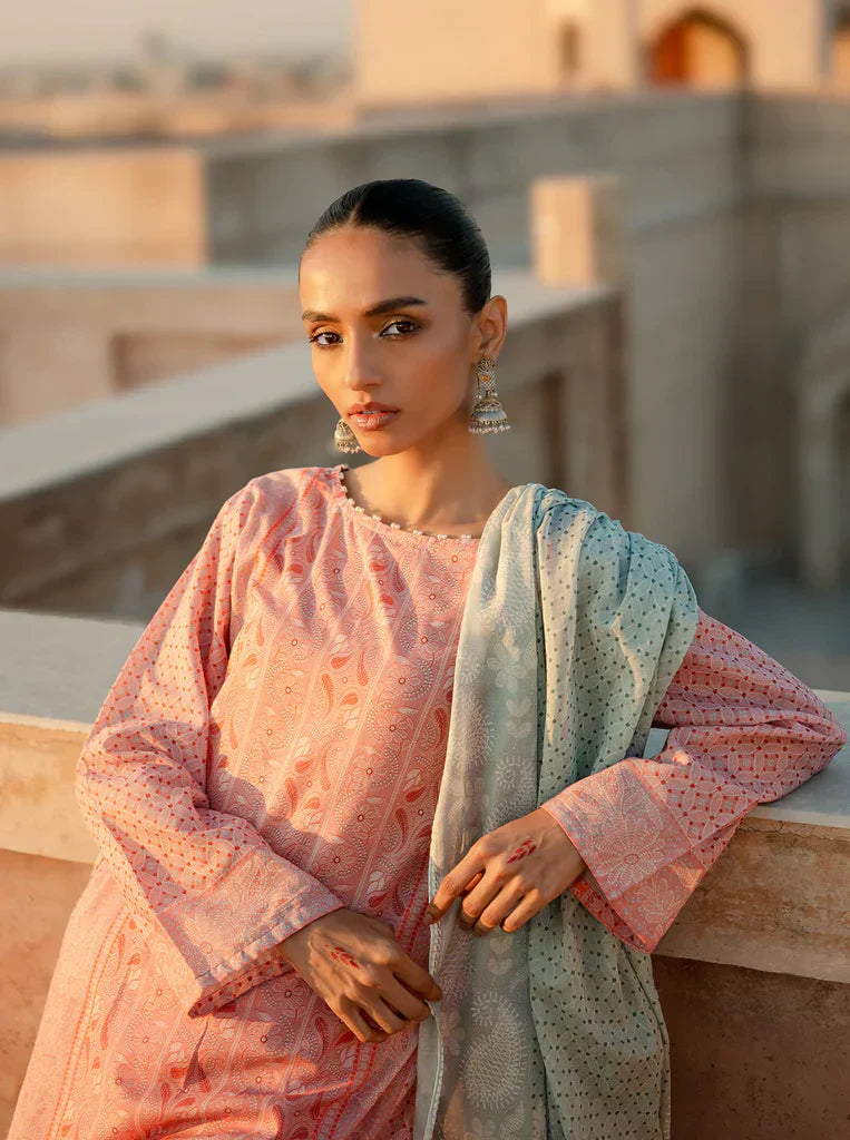 Morbagh | Lawn Collection 24 | SERENE NEEDLE - Riwayat-e-Khas