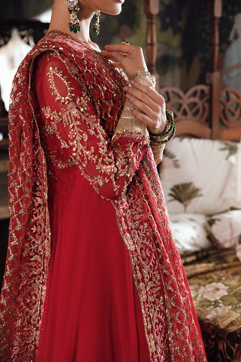 Mushq | Irha Kalidaar Chiffon Pret | MALIAH - House Of Anaya