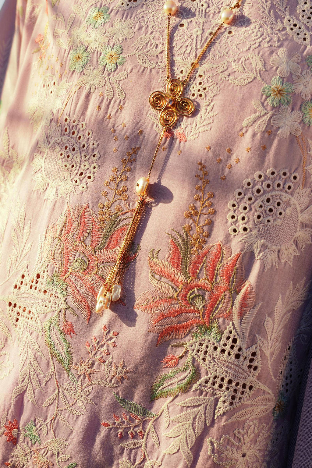 Sana Safinaz | Muzlin Spring 24 | M241-009B-DF - House Of Anaya