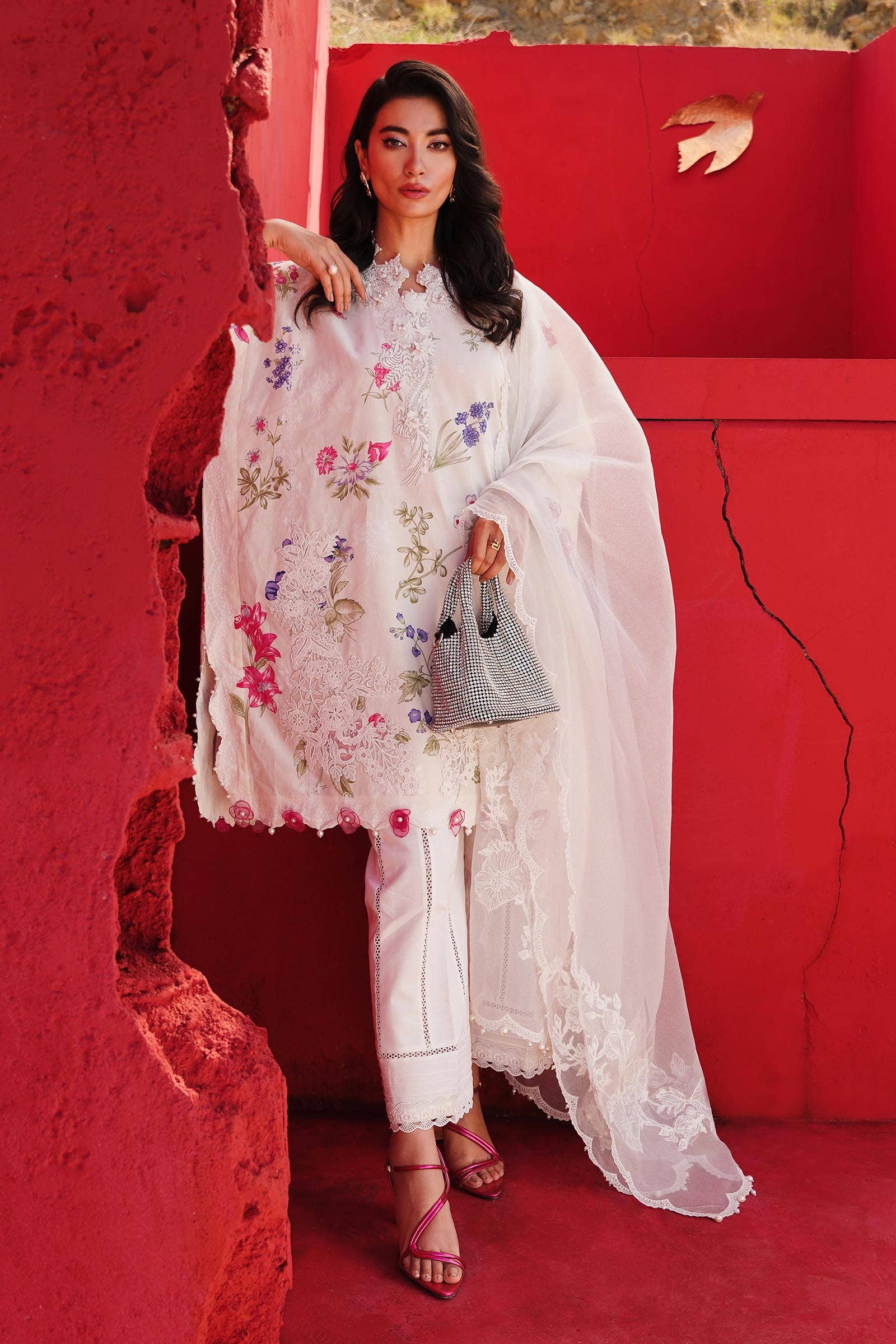 Sana Safinaz | Muzlin Spring 24 | M241-011A-CW - House Of Anaya