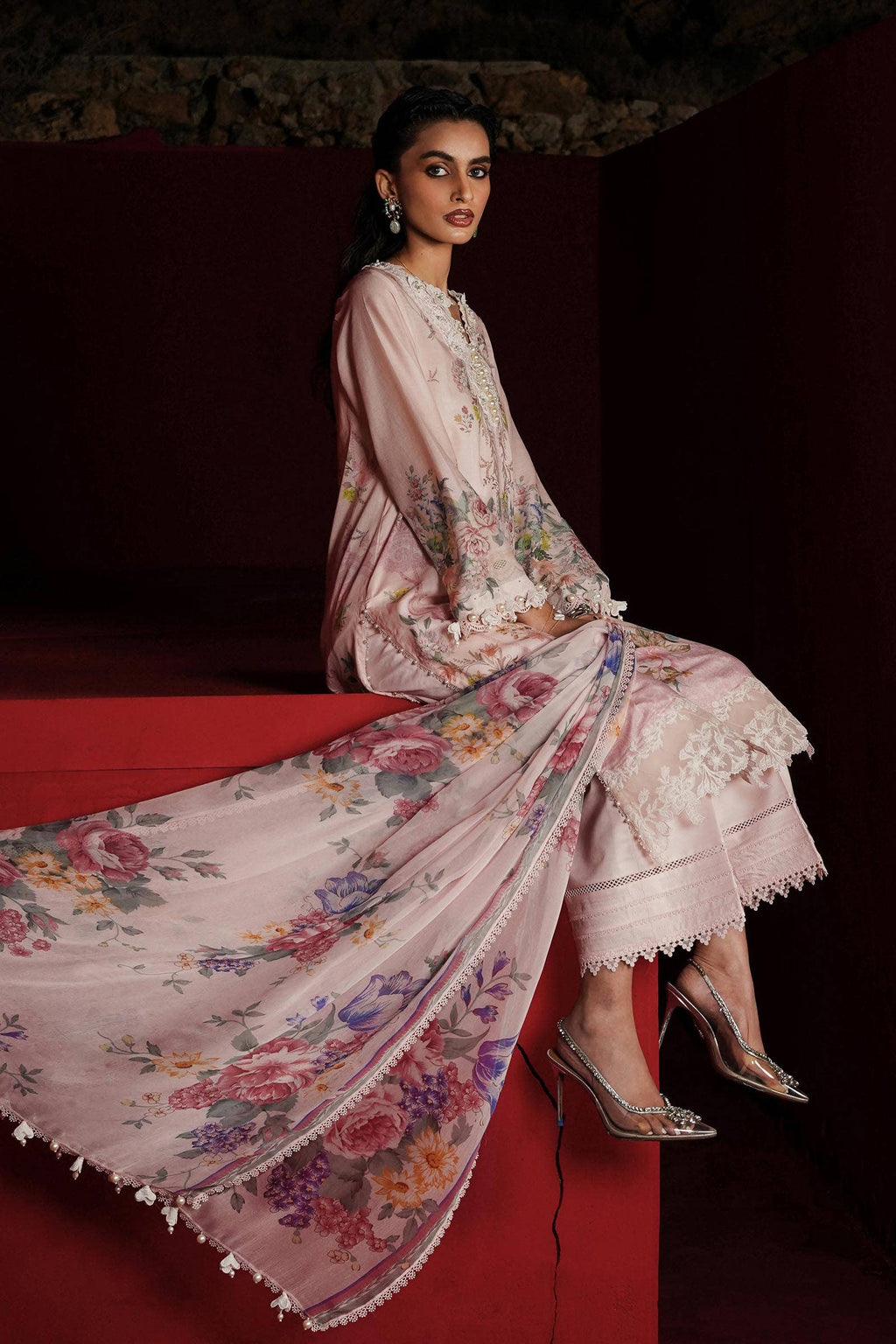 Sana Safinaz | Muzlin Spring 24 | M241-013A-CI - House Of Anaya
