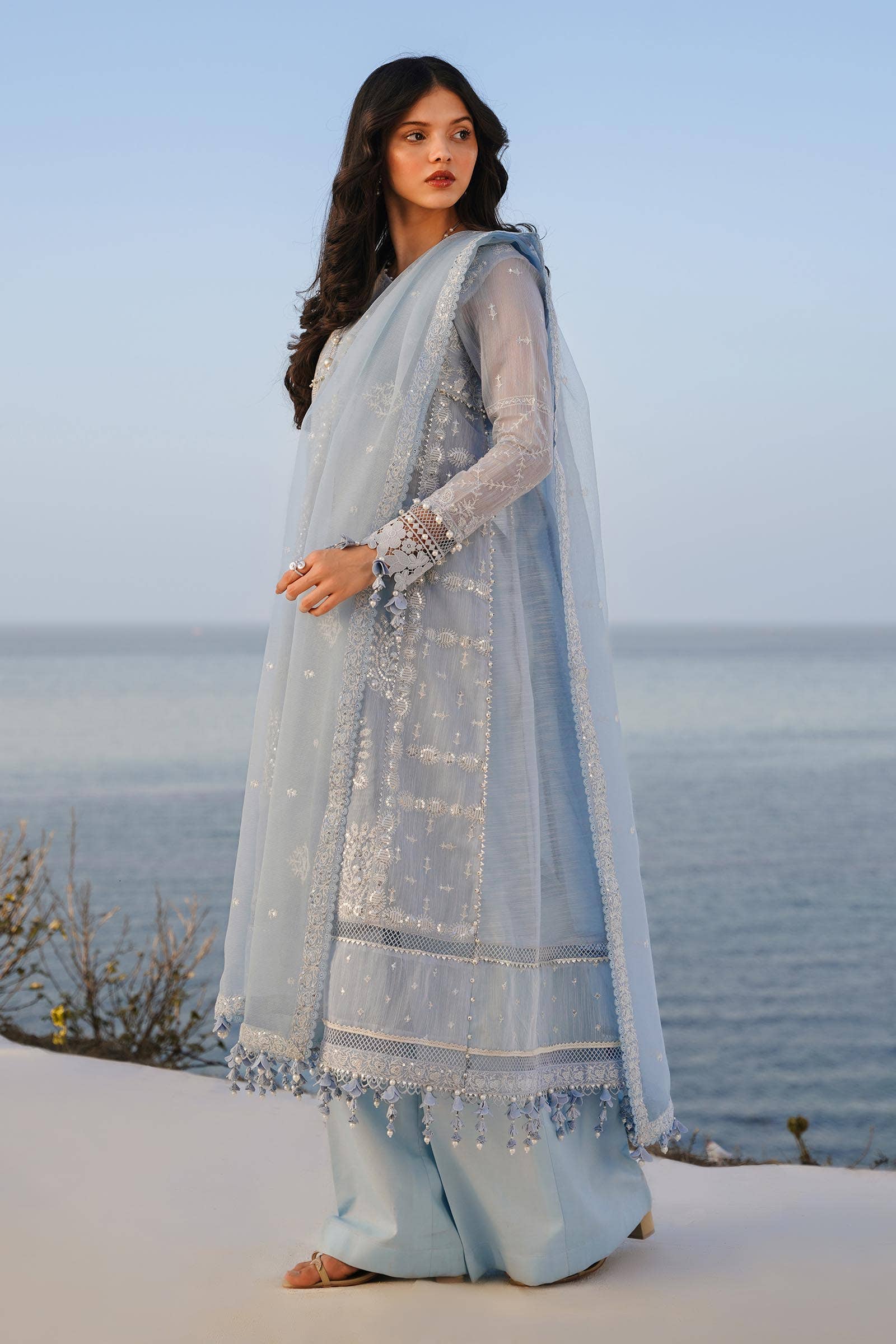 Sana Safinaz | Muzlin Spring 24 | M241-014B-CX - House Of Anaya