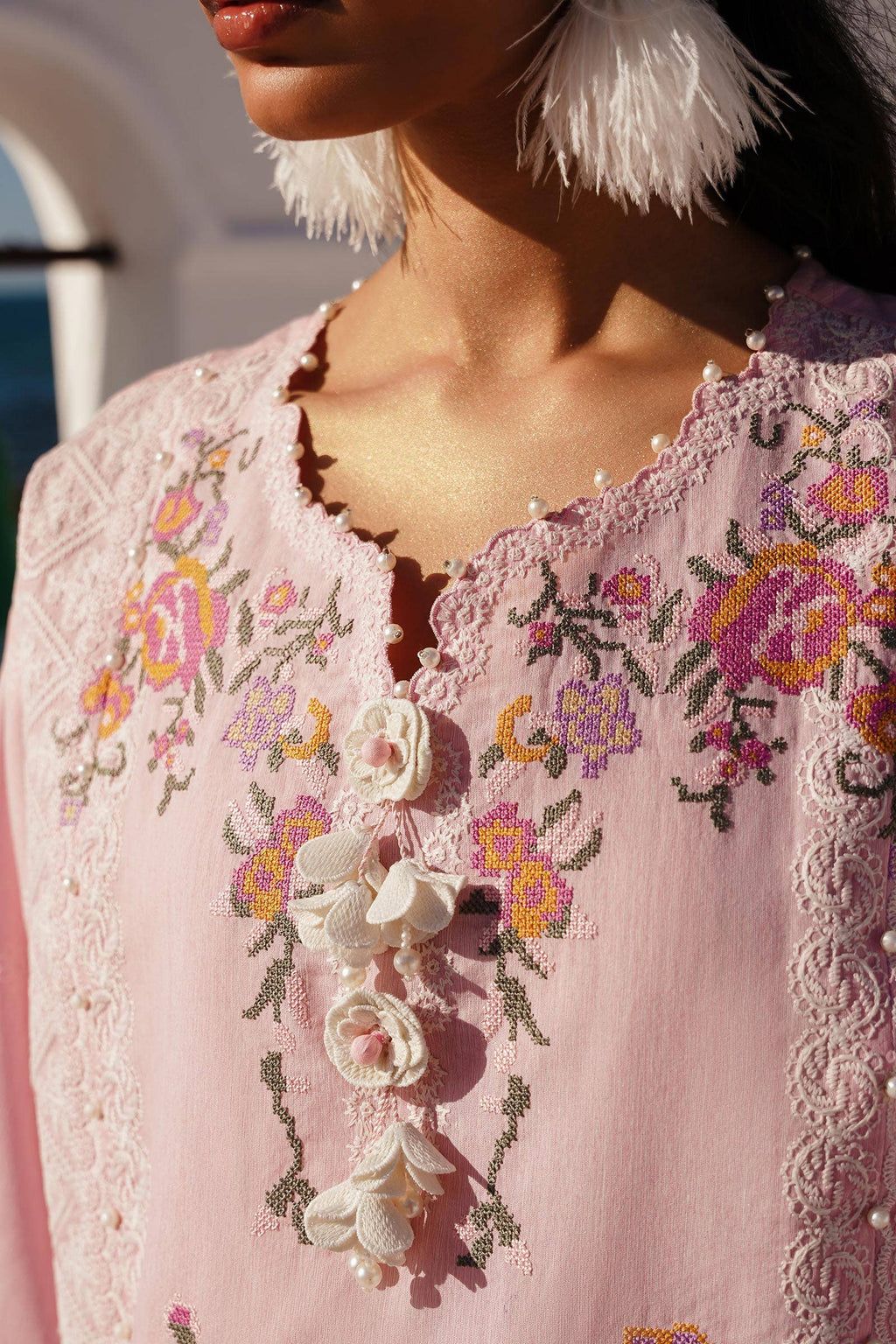 Sana Safinaz | Muzlin Spring 24 | M241-016A-CL - House Of Anaya