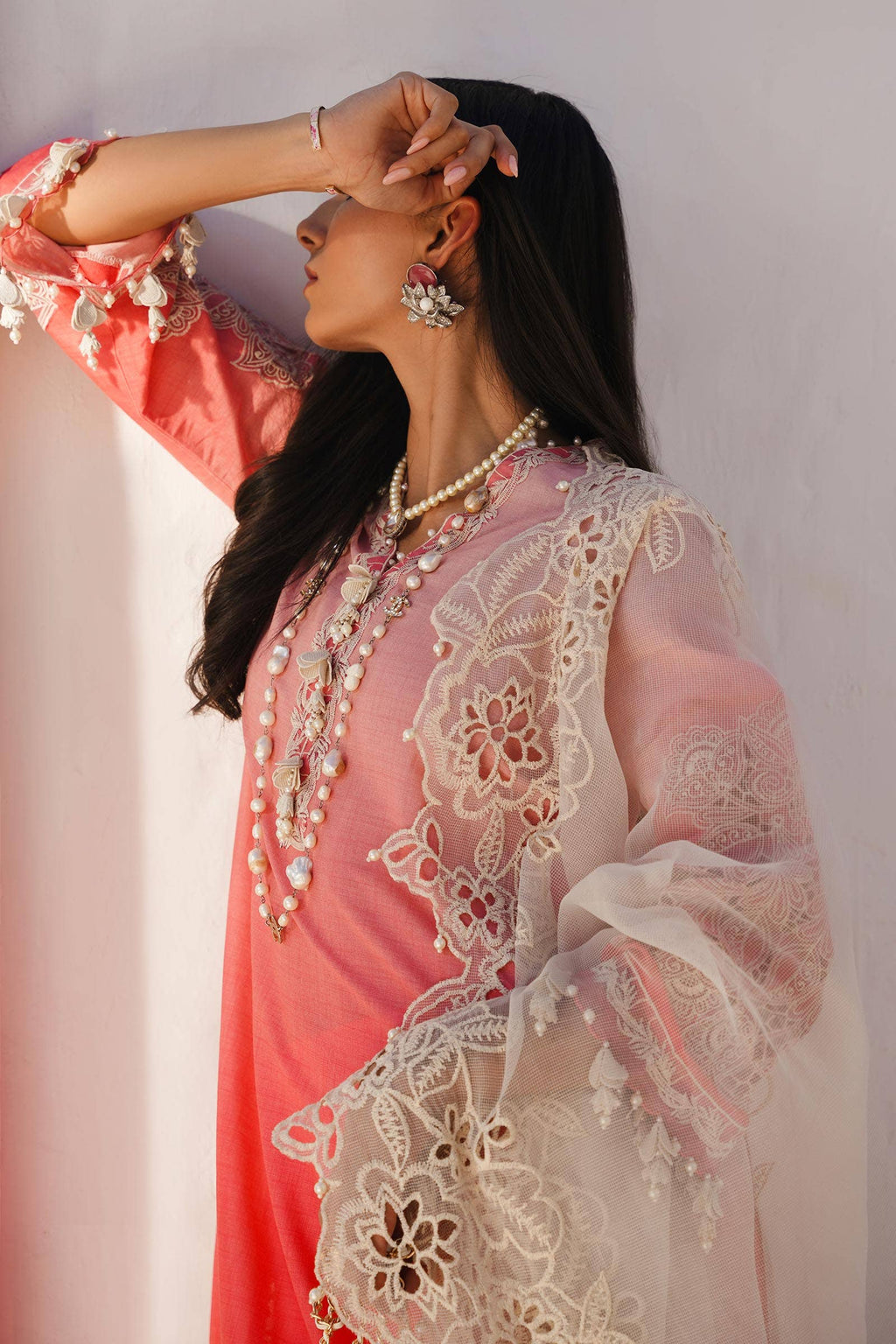 Sana Safinaz | Muzlin Spring 24 | M241-017A-CW - House Of Anaya