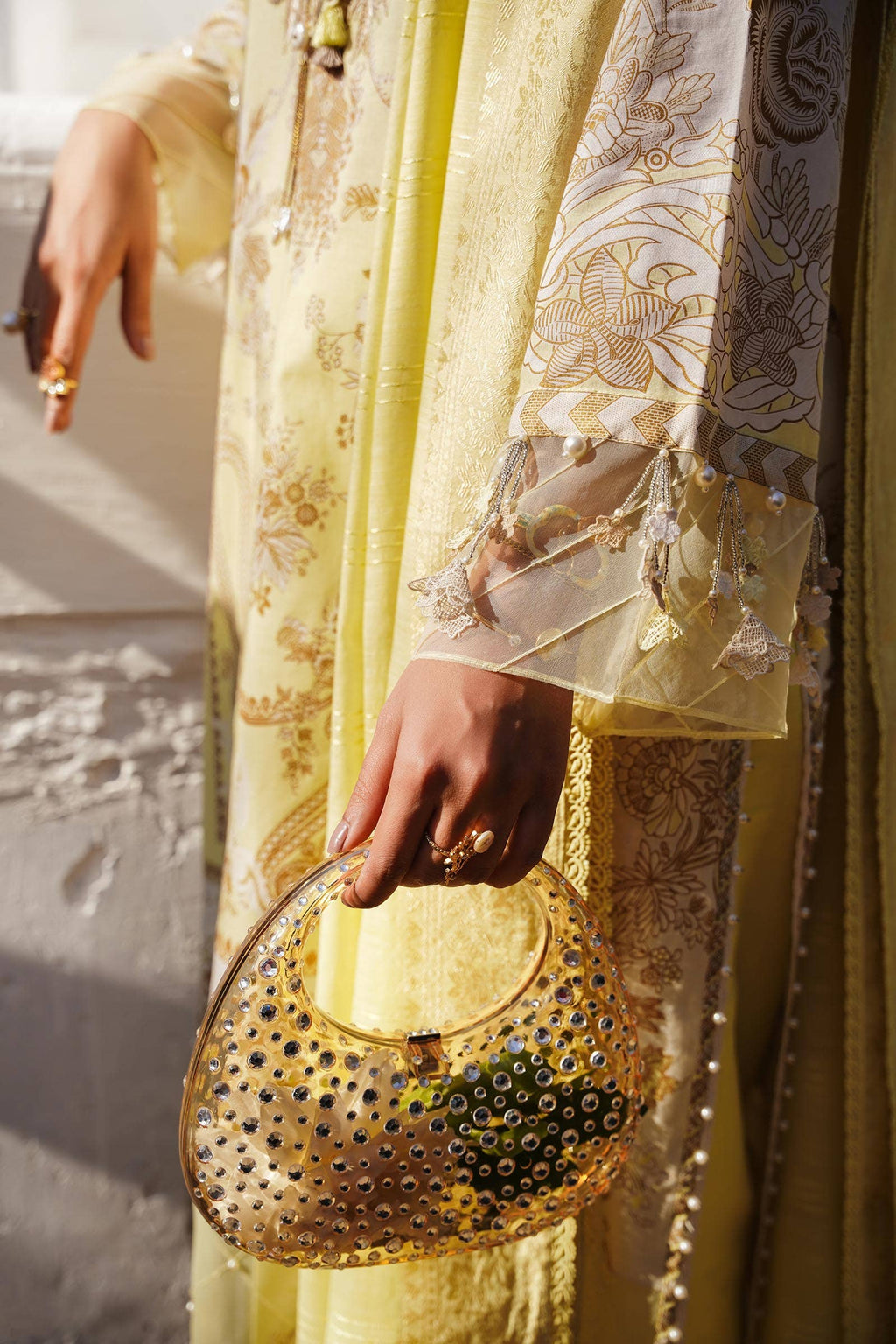 Sana Safinaz | Muzlin Spring 24 | M241-018A-CM - House Of Anaya