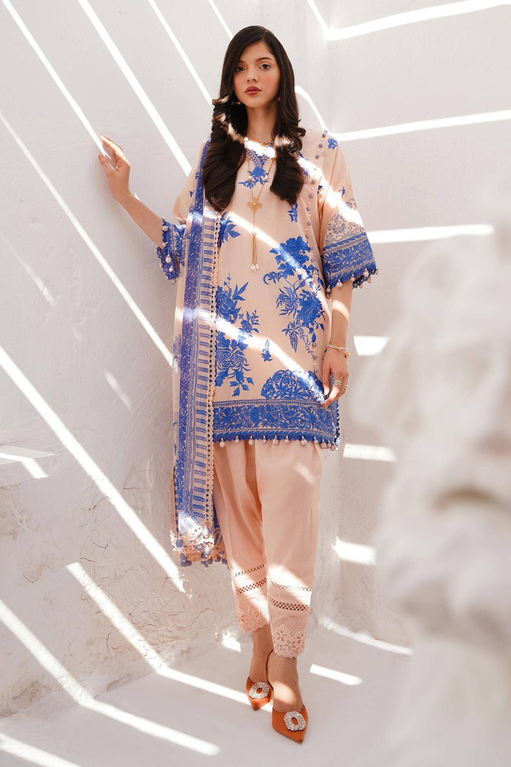 Sana Safinaz | Muzlin Spring 24 | M241-007B-CJ - House Of Anaya