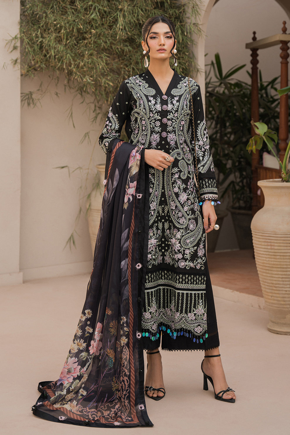 Neeshay | Symphony Luxury Lawn 24 | Celestial - House Of Anaya