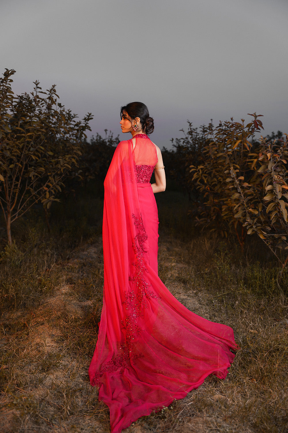 Nilofer Shahid | Verve Summer 24 | Radiant Rebel (Saree) - Riwayat-e-Khas