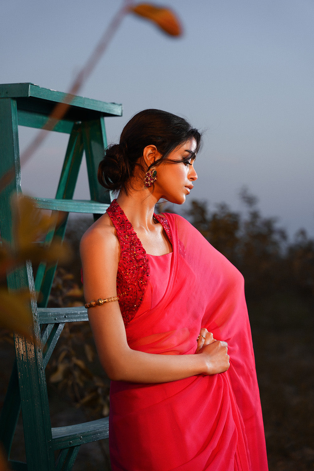 Nilofer Shahid | Verve Summer 24 | Radiant Rebel (Saree) - Riwayat-e-Khas