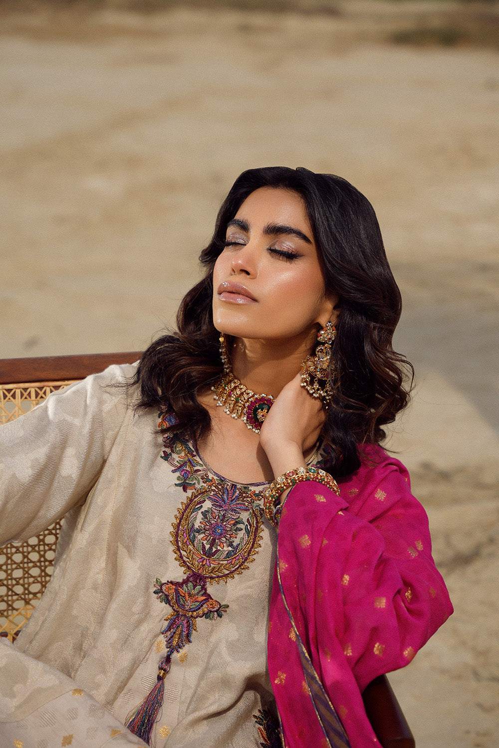 Nilofer Shahid | Verve Summer 24 | Verena (3pc)  Verve SS 24 - Riwayat-e-Khas