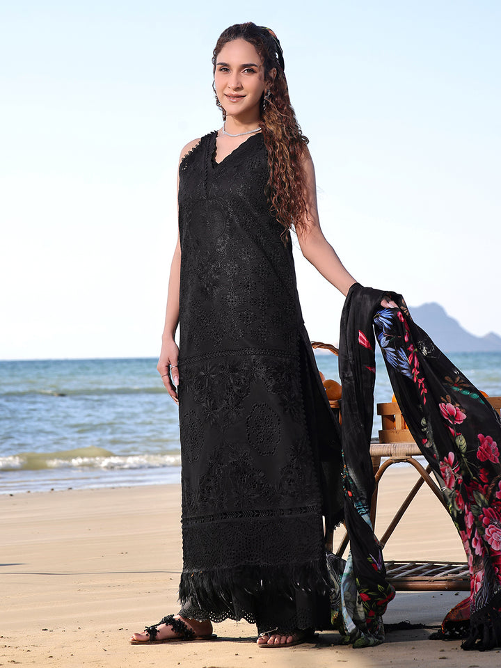 Izel | Saahil Signature Lawn 24 | NUREH - House Of Anaya