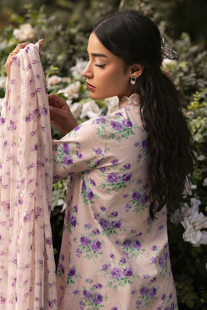 Cross Stitch | Premium Lawn 25 | ROSY AFFAIR - House Of Anaya