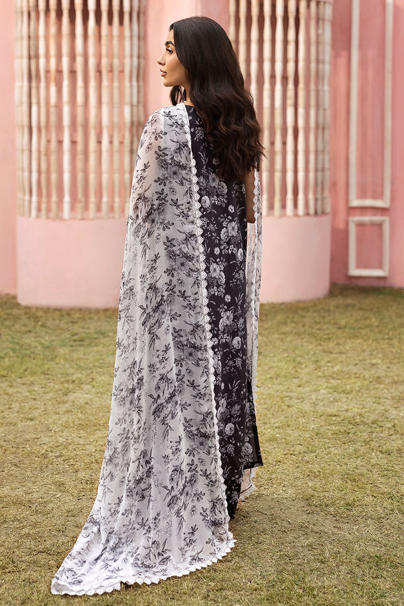 Cross Stitch | Premium Lawn 25 | SOMBER ESCAPE - House Of Anaya