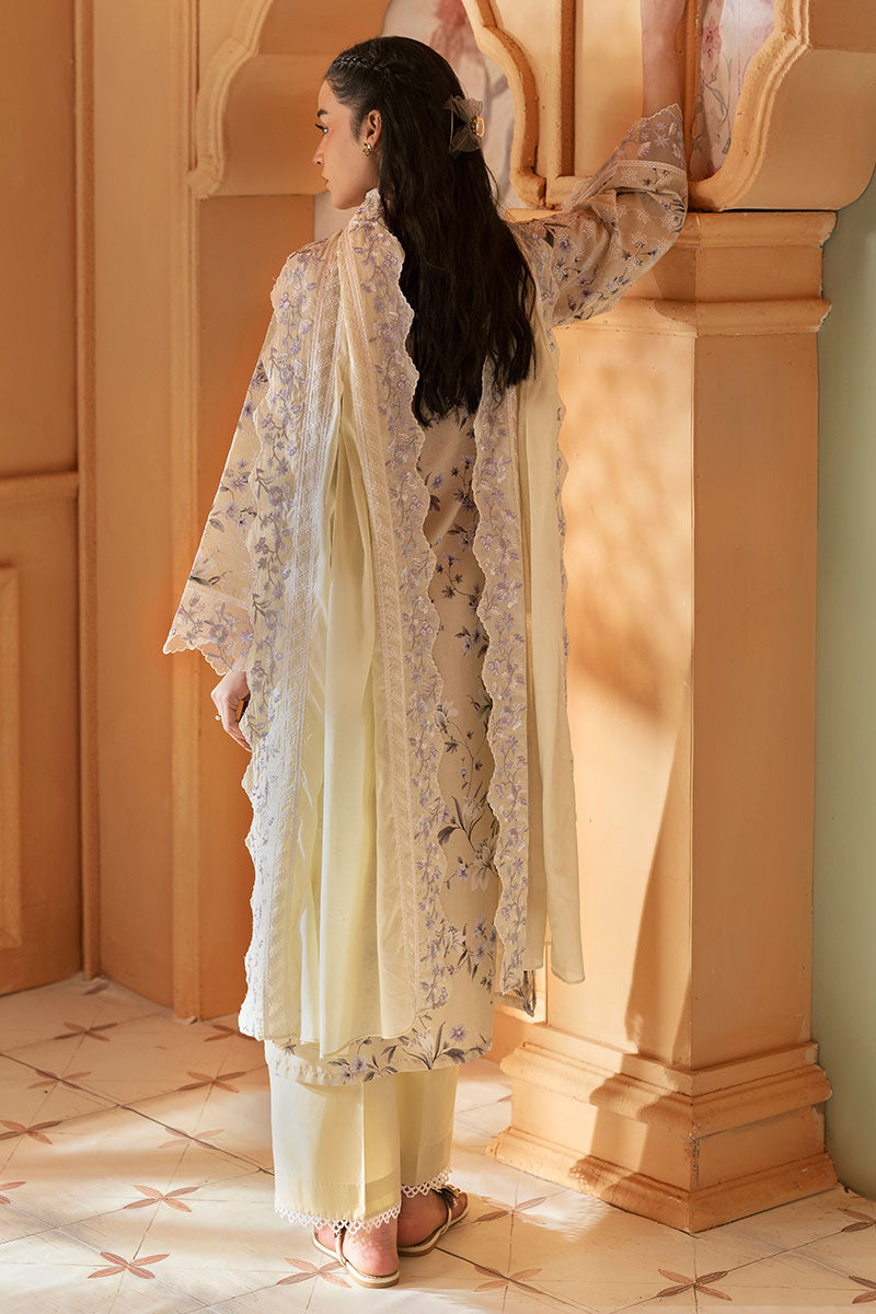 Cross Stitch | Premium Lawn 25 | OLIVE MUSE - House Of Anaya