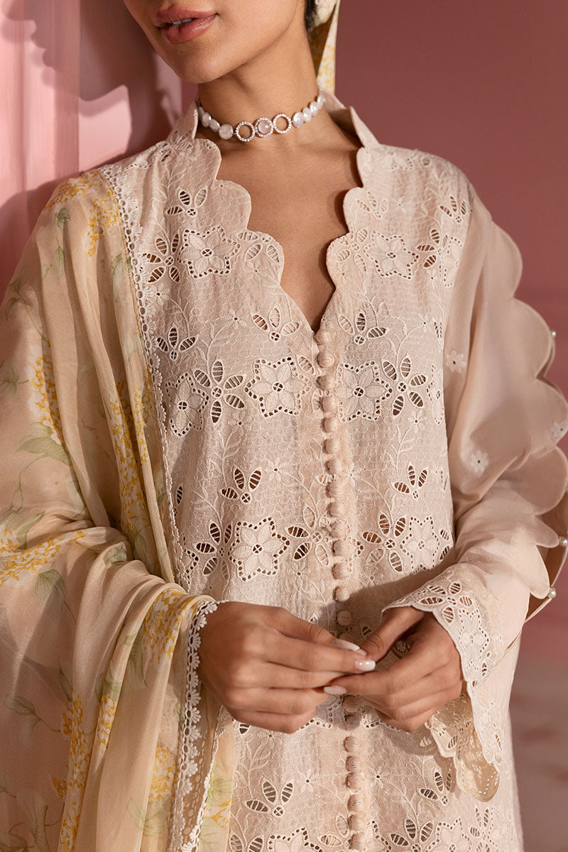 Cross Stitch | Premium Lawn 25 | PEACH PARFAIT - House Of Anaya