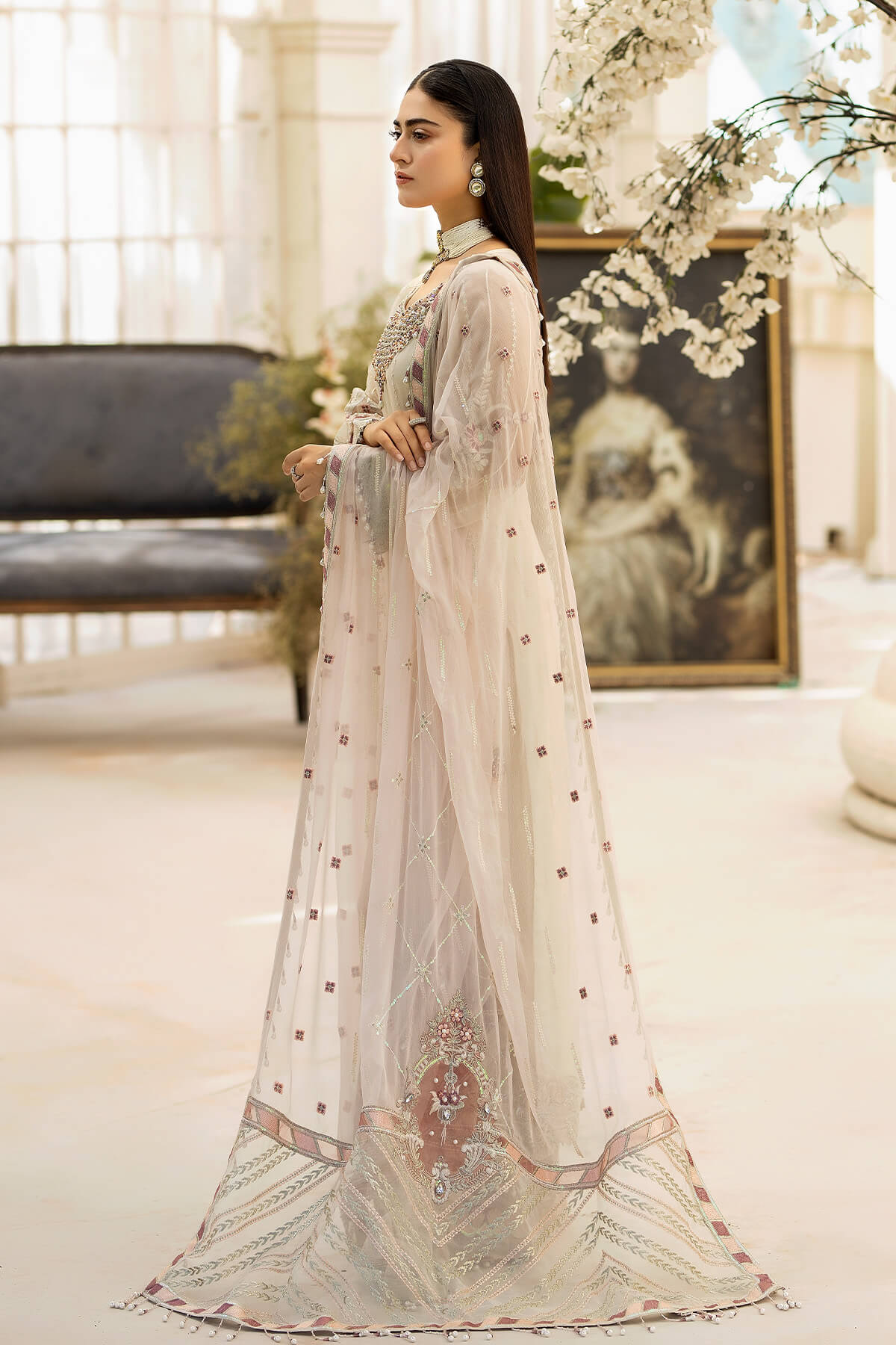 Raeesa Premium | Dehleez Formals | DL-1018 Mehtaab - House Of Anaya