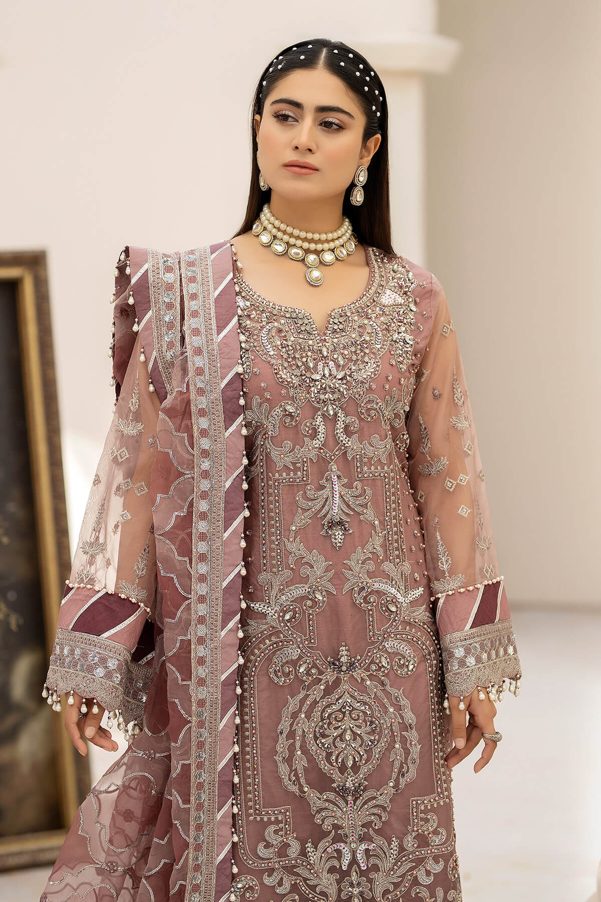 Raeesa Premium | Dehleez Formals | DL-1012 Persian Jewel - House Of Anaya