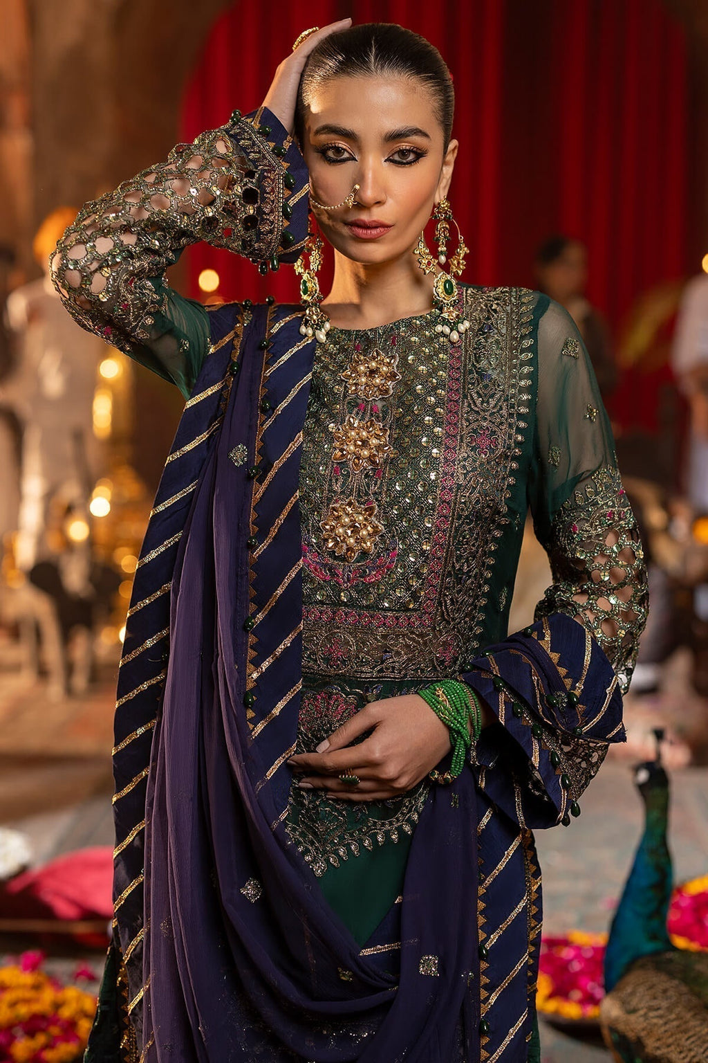 Raeesa Premium | Saf e Awwal Wedding Formals | D-5 - House Of Anaya