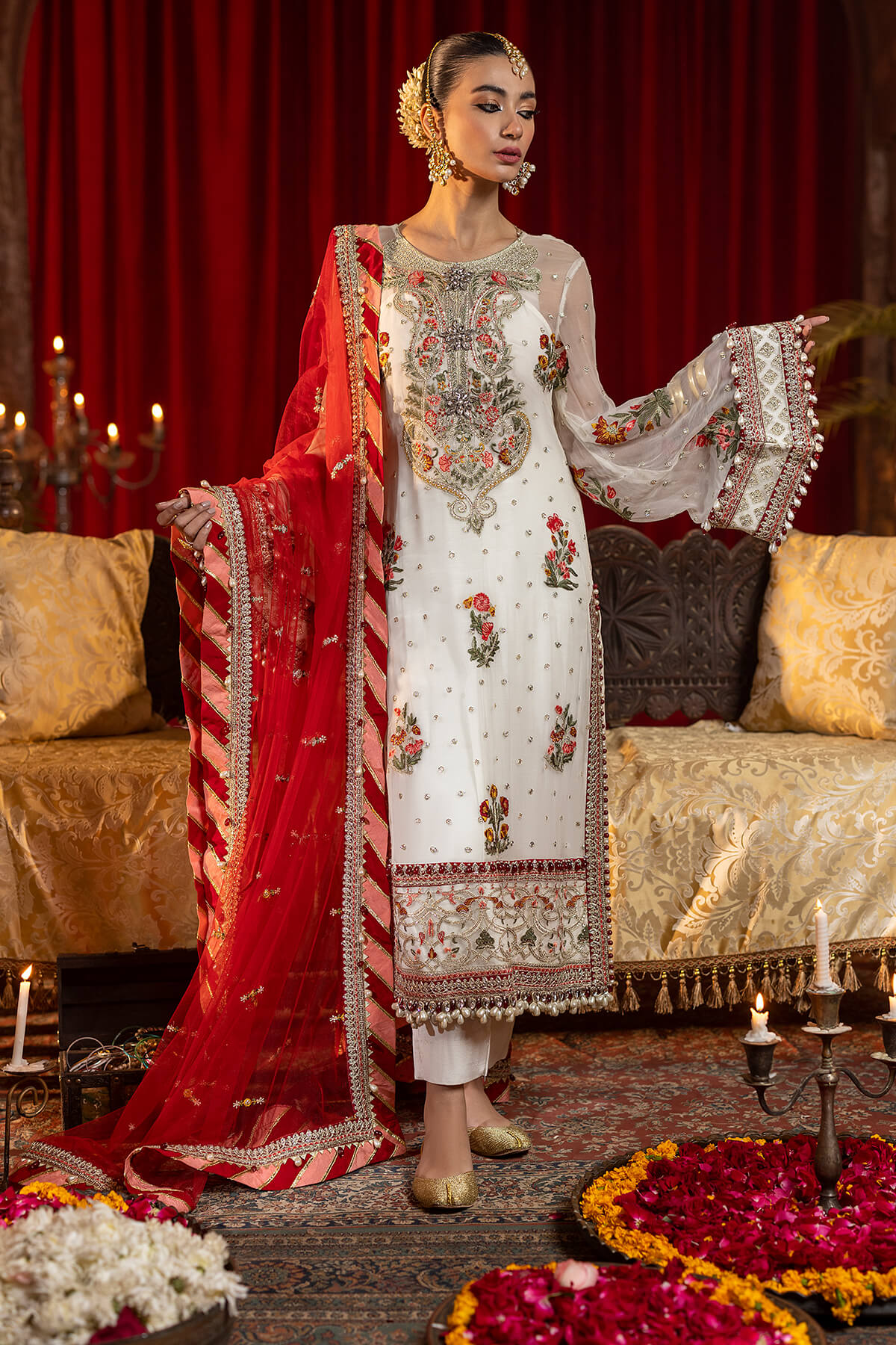 Raeesa Premium | Saf e Awwal Wedding Formals | D-6 - House Of Anaya