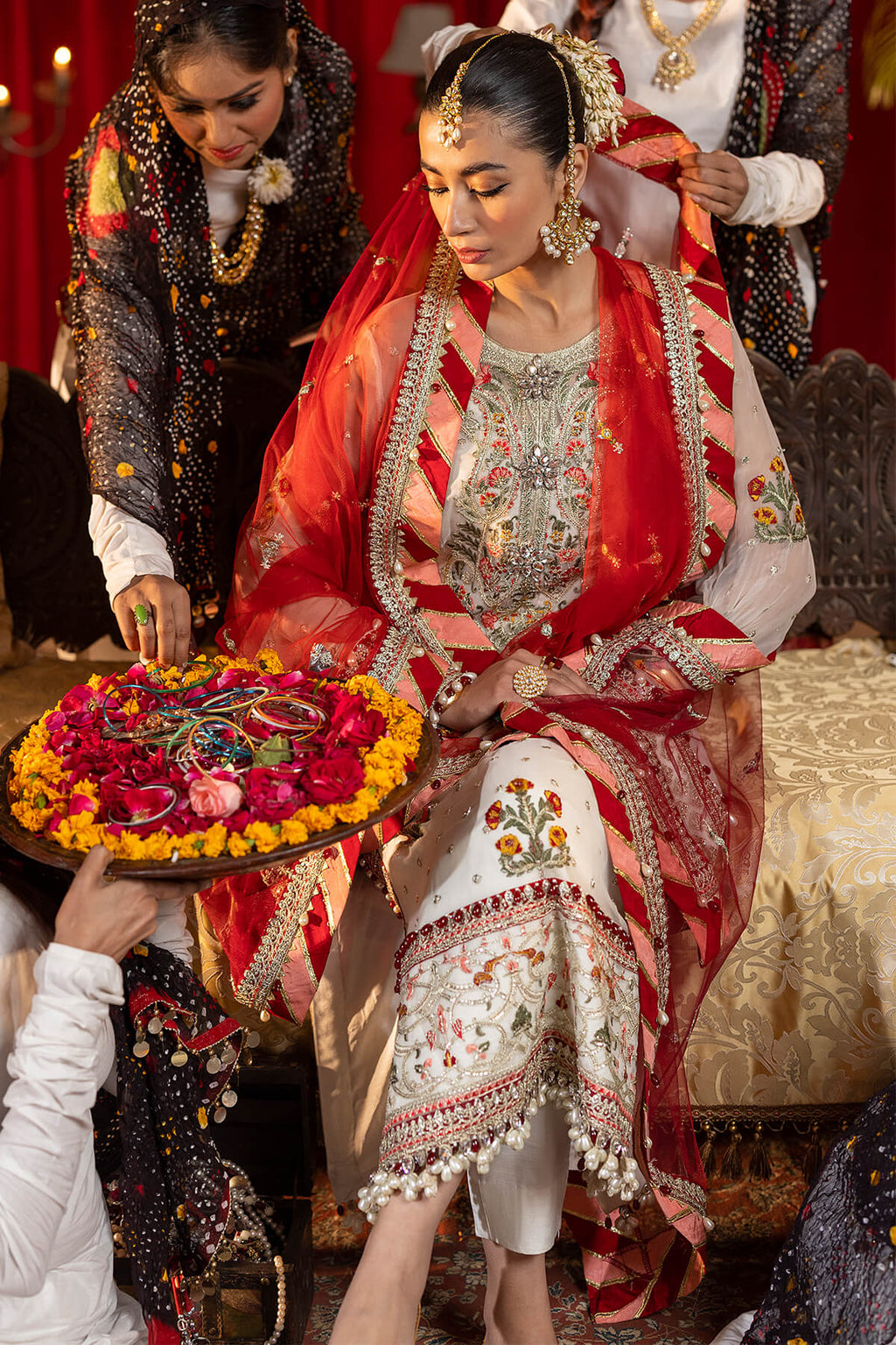 Raeesa Premium | Saf e Awwal Wedding Formals | D-6 - House Of Anaya