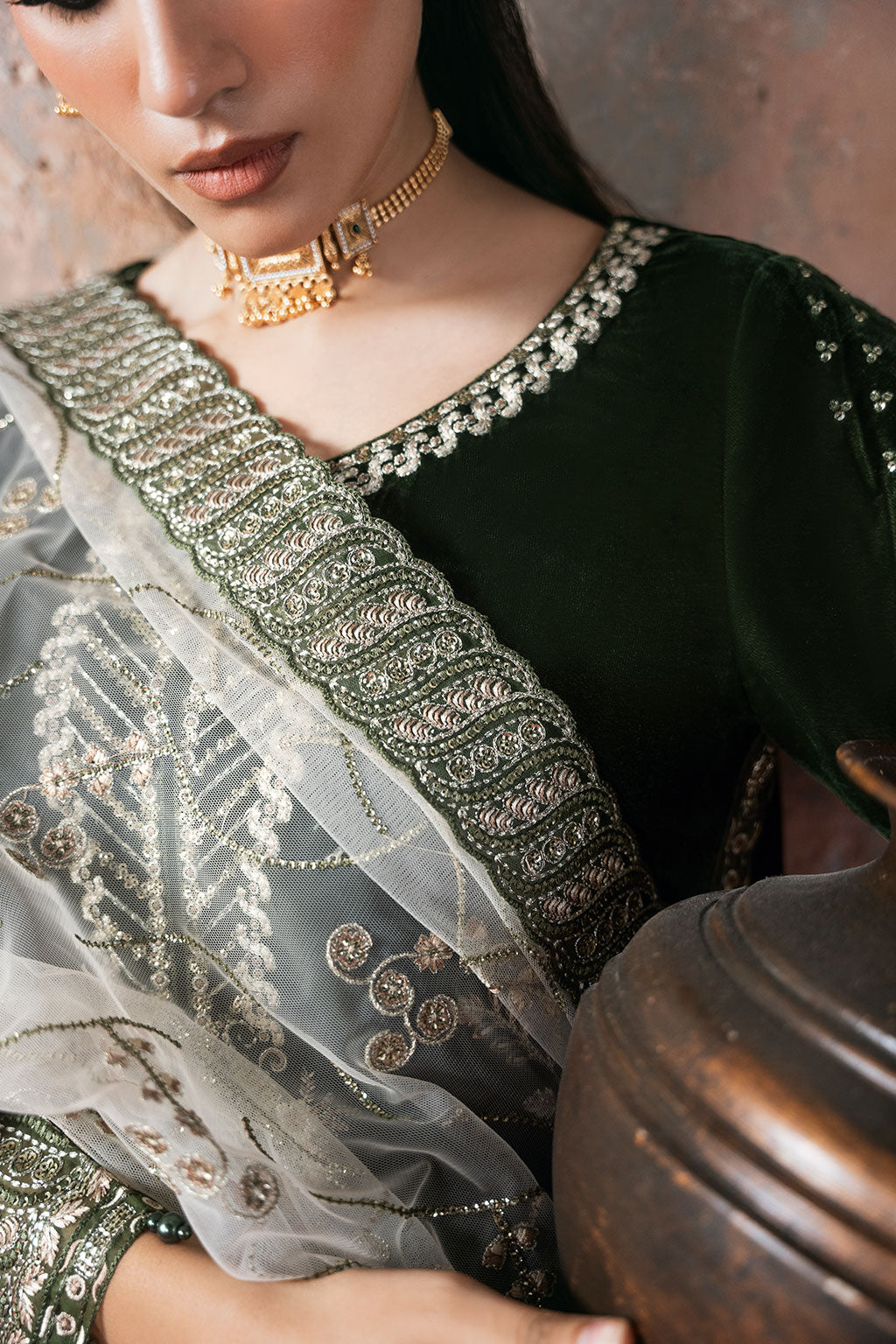 Ramsha | Velve t Collection |V-705