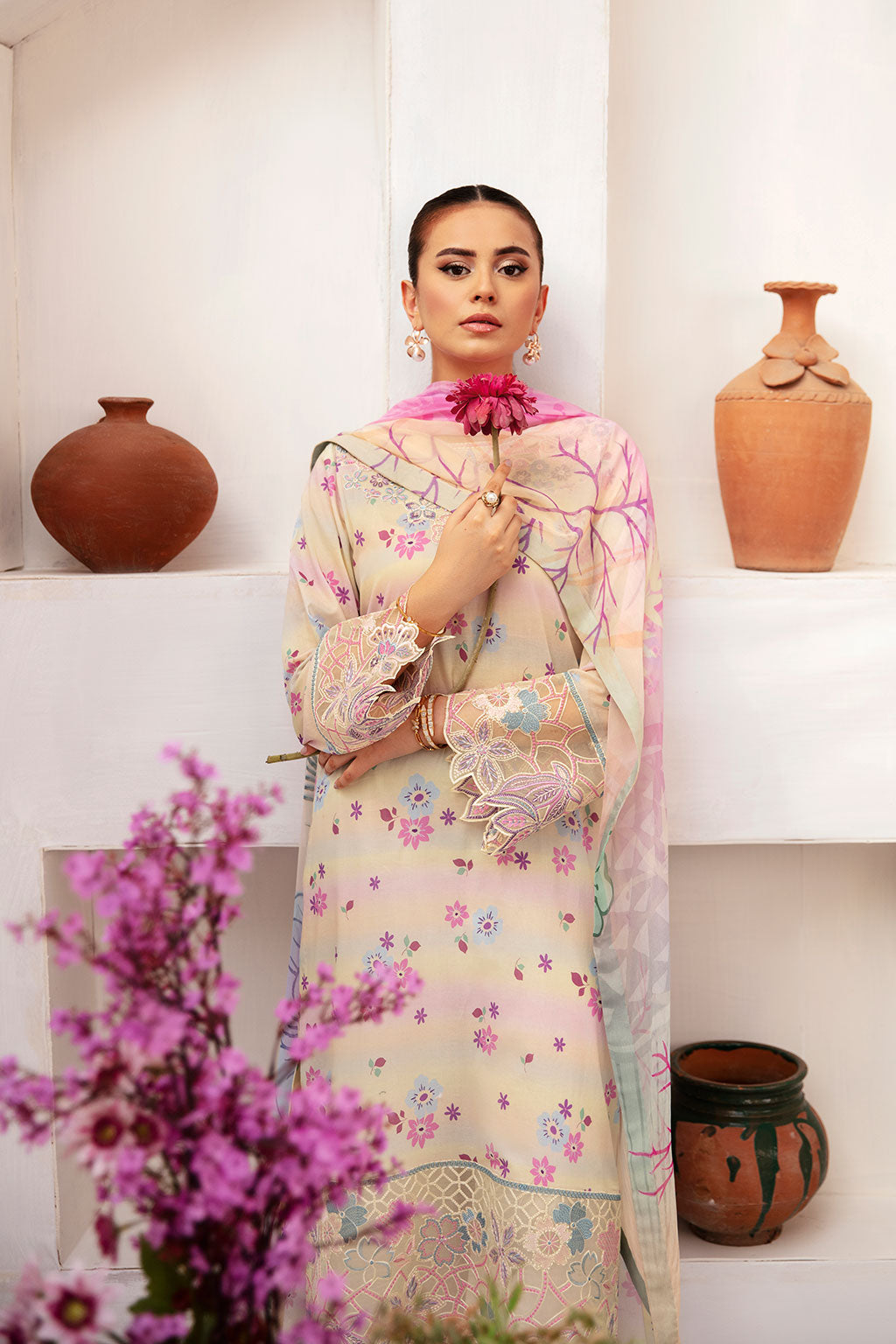 Ramsha | Rangrez Lawn Collection | N-704
