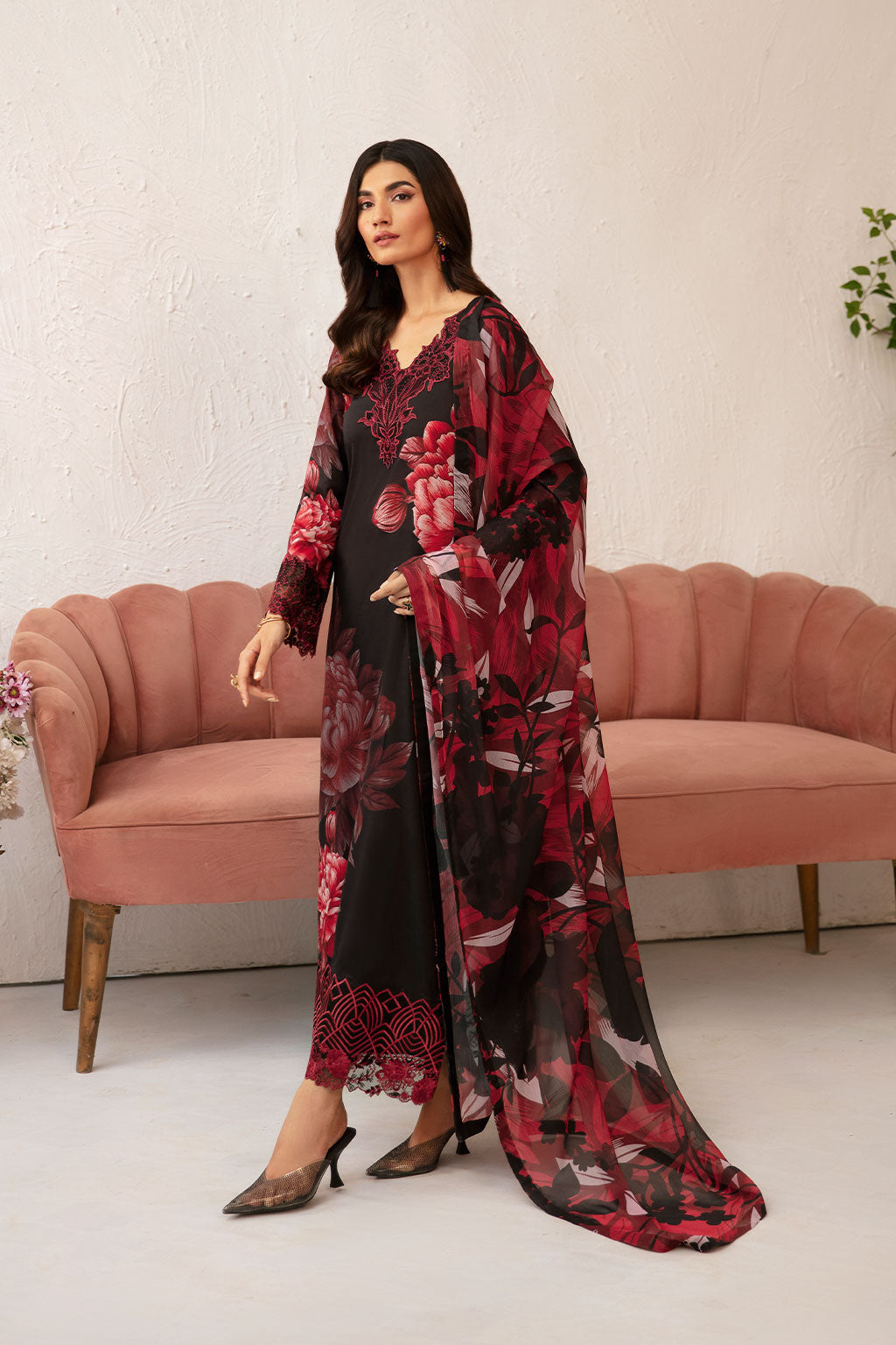 Ramsha | Rangrez Lawn Collection | N-703