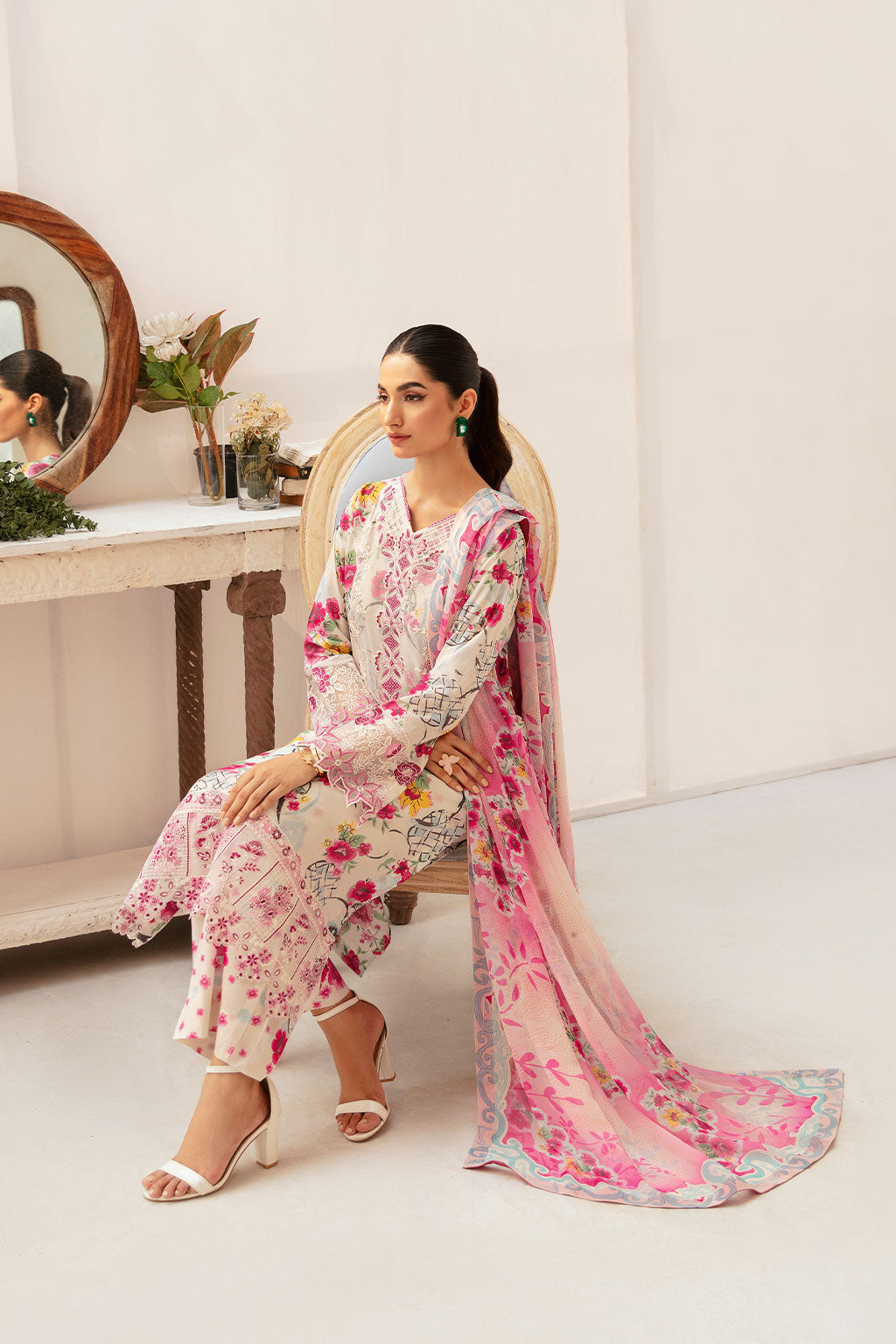 Ramsha | Rangrez Lawn Collection | N-707