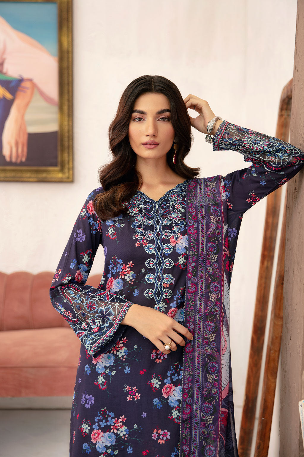 Ramsha | Rangrez Lawn Collection | N-701