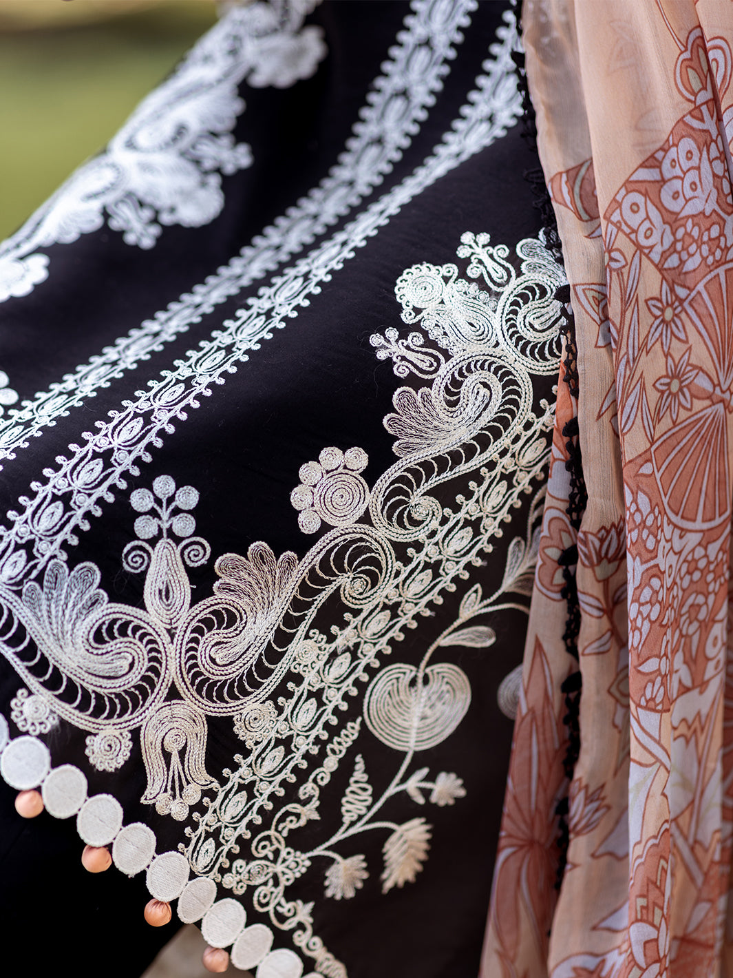 Roheenaz | Dahlia Embroidered Lawn 24 | Celandine - Riwayat-e-Khas
