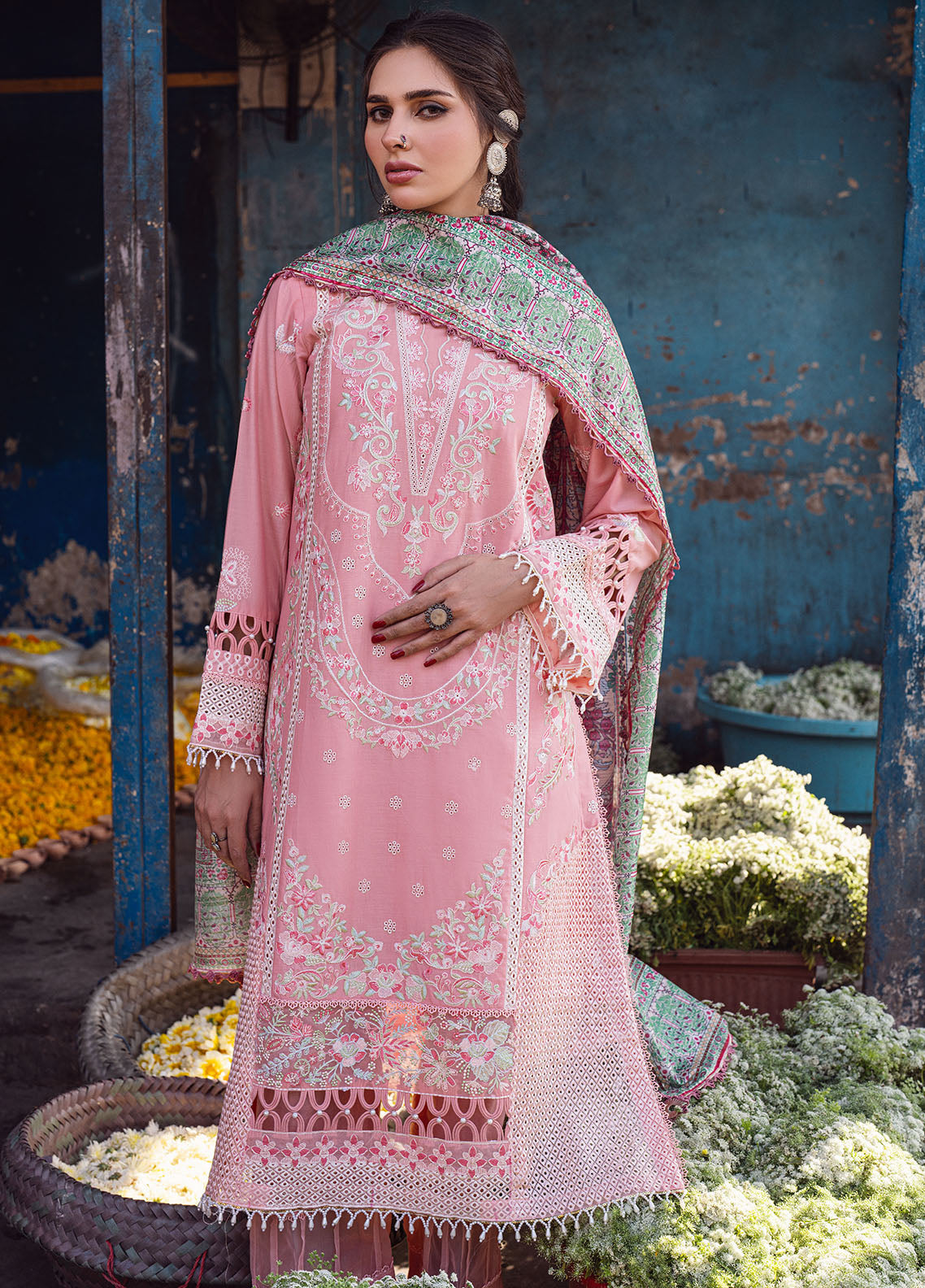 Sahane | Sahakari Chikankari Lawn Edit 24 | Mohini - Riwayat-e-Khas