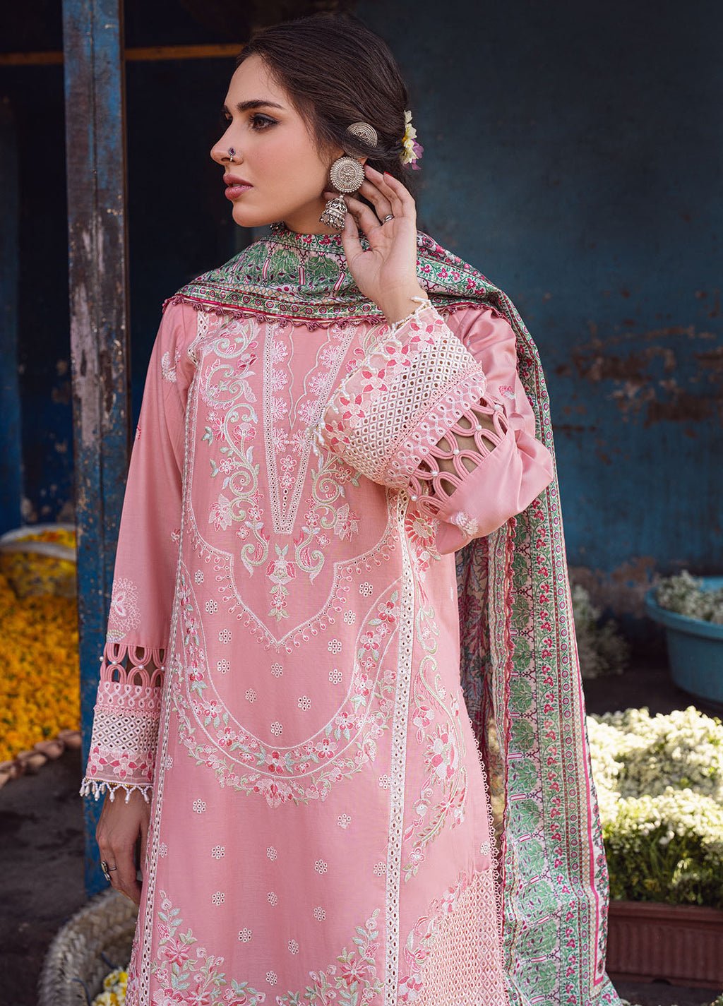 Sahane | Sahakari Chikankari Lawn Edit 24 | Mohini - Riwayat-e-Khas