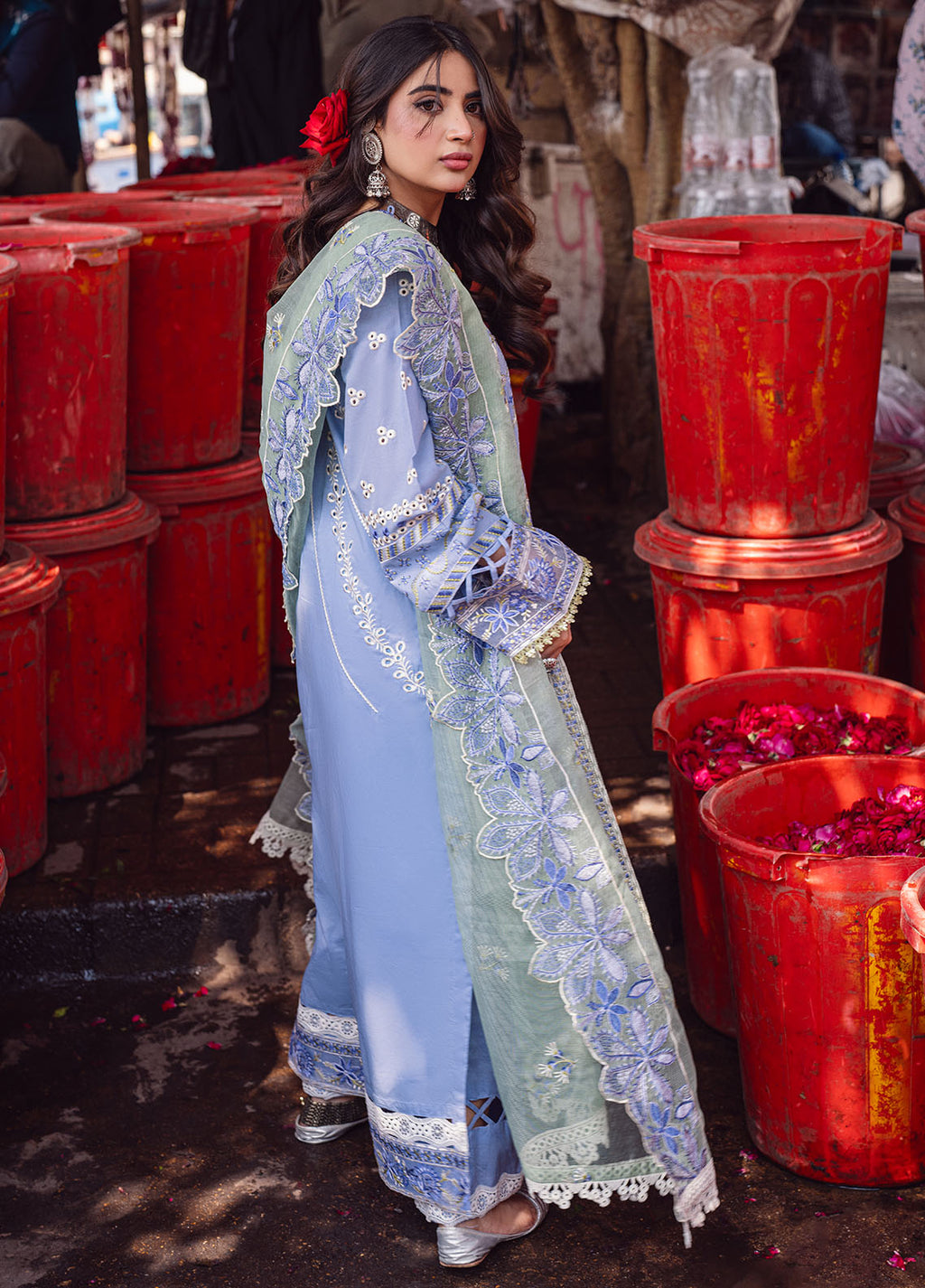 Sahane | Sahakari Chikankari Lawn Edit 24 | Chandni - Riwayat-e-Khas