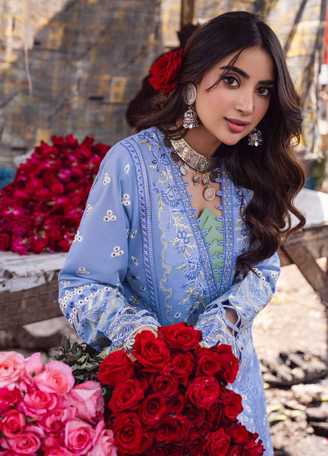 Sahane | Sahakari Chikankari Lawn Edit 24 | Chandni - Riwayat-e-Khas
