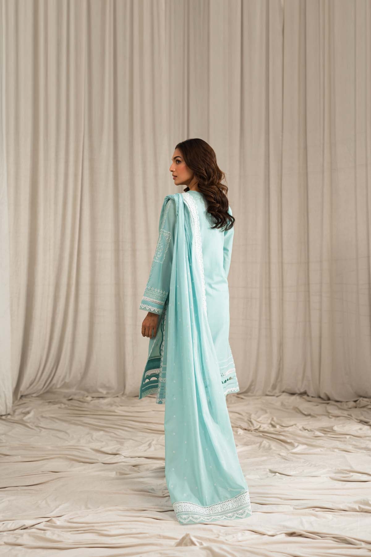 Sahar | Mirage Spring Luxury 24 | Chikankari 3 Piece - Riwayat-e-Khas