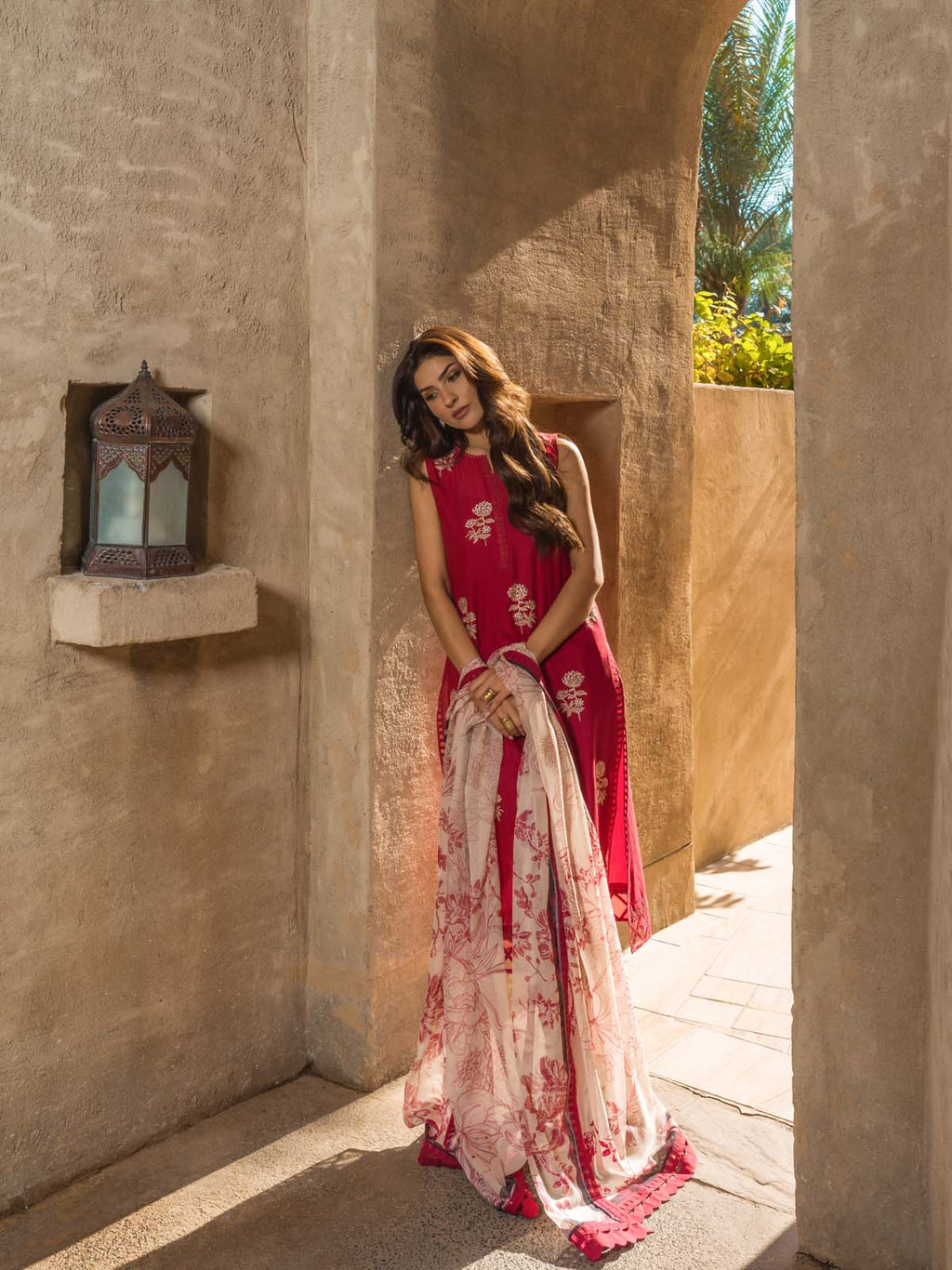 Sahar | Mirage Spring Luxury 24 | Slub Lawn 3 Piece (Embroidered) - Riwayat-e-Khas
