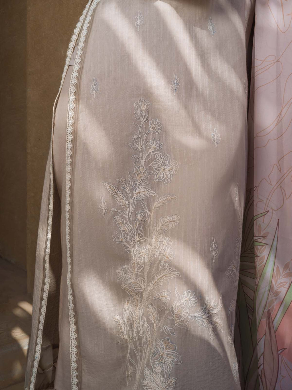 Sahar | Mirage Spring Luxury 24 | Textured Lawn 3 Piece (Embroidered) - Riwayat-e-Khas