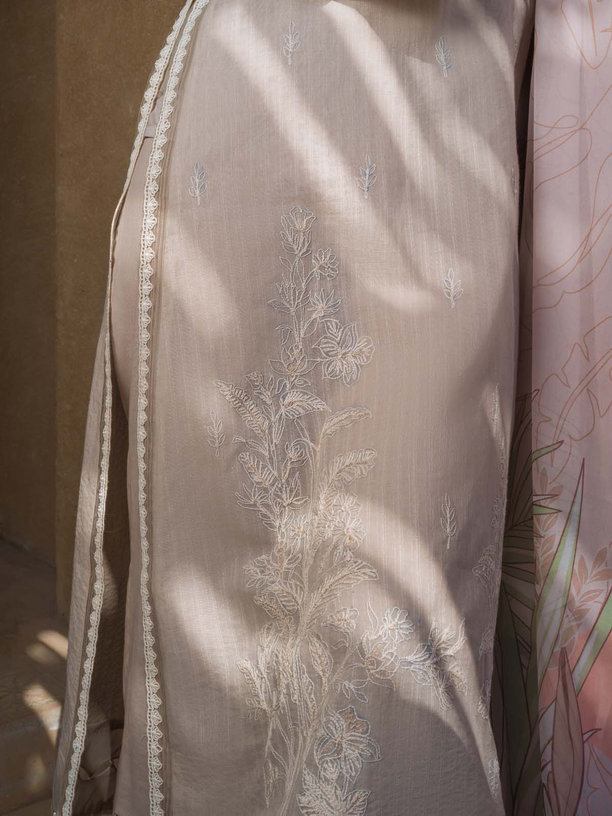 Sahar | Mirage Spring Luxury 24 | Textured Lawn 3 Piece (Embroidered) - Riwayat-e-Khas