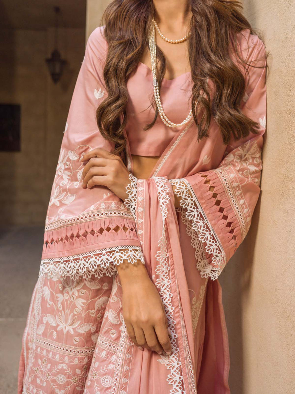 Sahar | Mirage Spring Luxury 24 | Chikankari 3 Piece - Riwayat-e-Khas