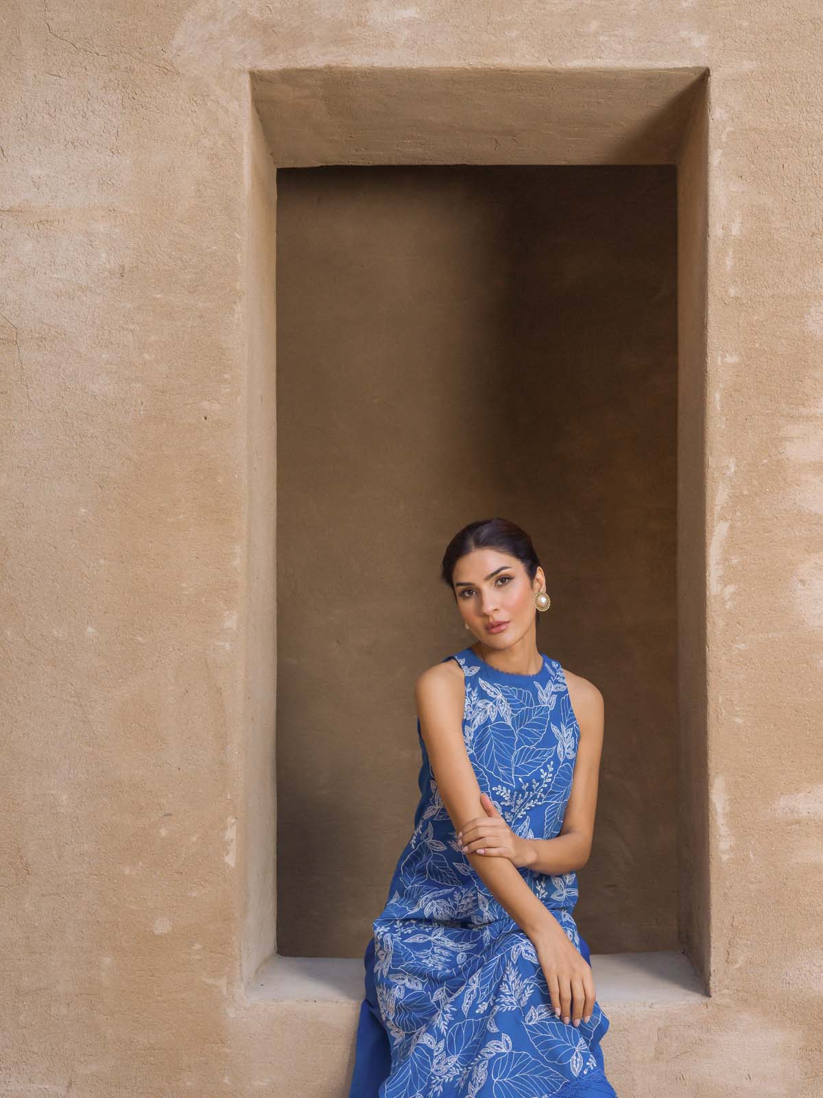 Sahar | Mirage Spring Luxury 24 | Slub Lawn 3 Piece (Embroidered) - Riwayat-e-Khas