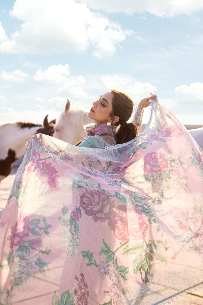 Saira Rizwan | Luxury Lawn 24 | KESHI - SRLL24-02 - House Of Anaya