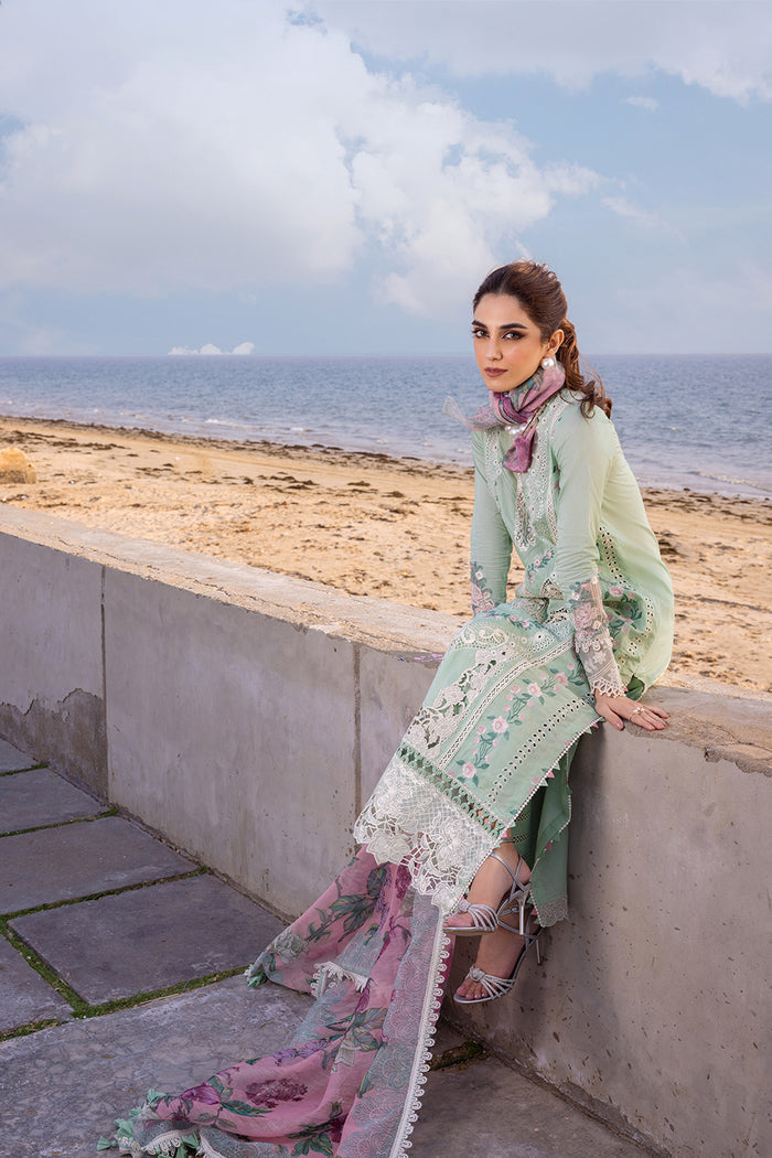 Saira Rizwan | Luxury Lawn 24 | KESHI - SRLL24-02 - House Of Anaya