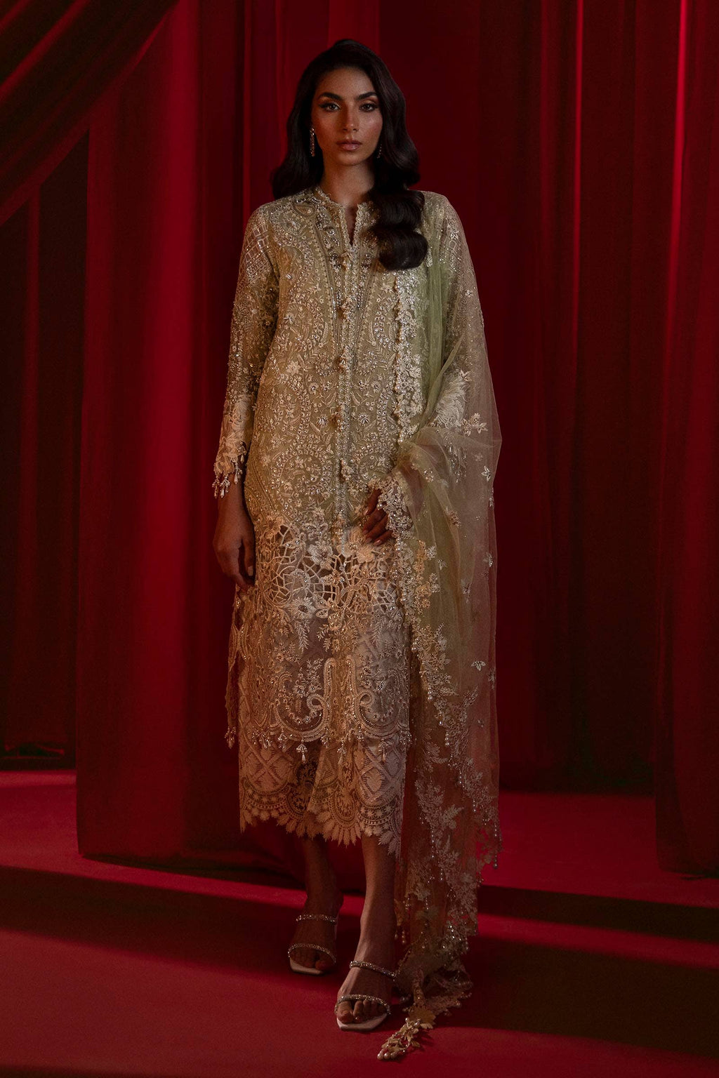Sana Safinaz | Nura Festive 24 | N241-003-3CT - House Of Anaya