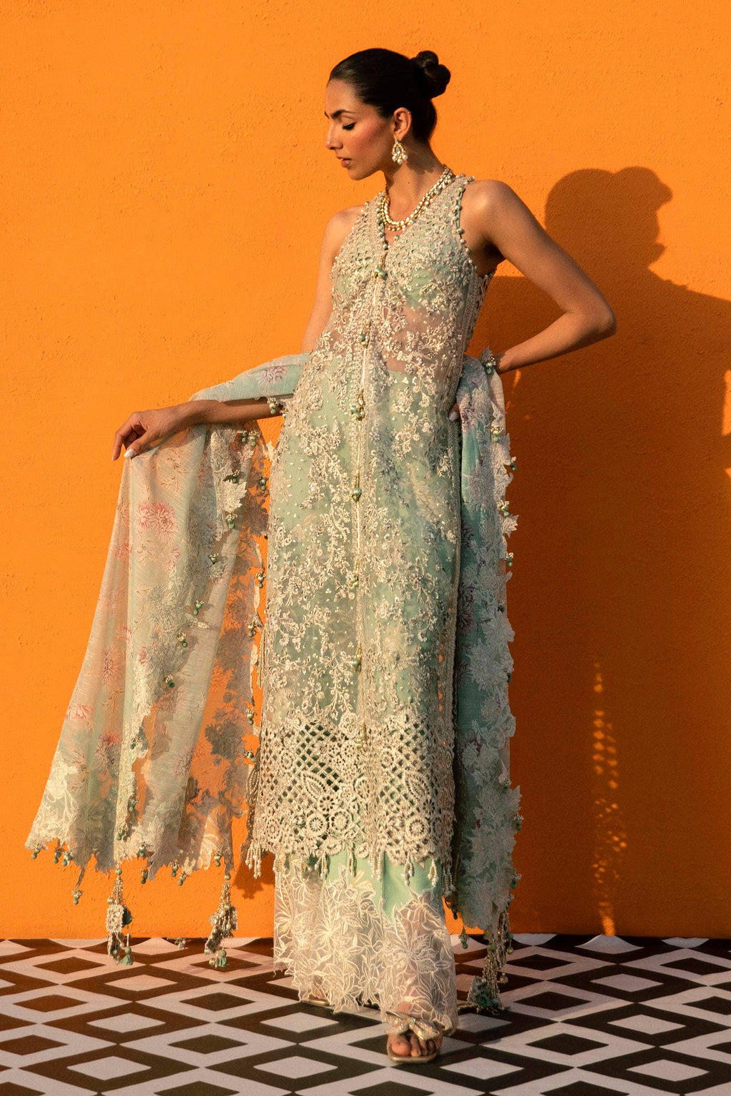 Sana Safinaz | Nura Festive 24 | N241-007-3CV - House Of Anaya