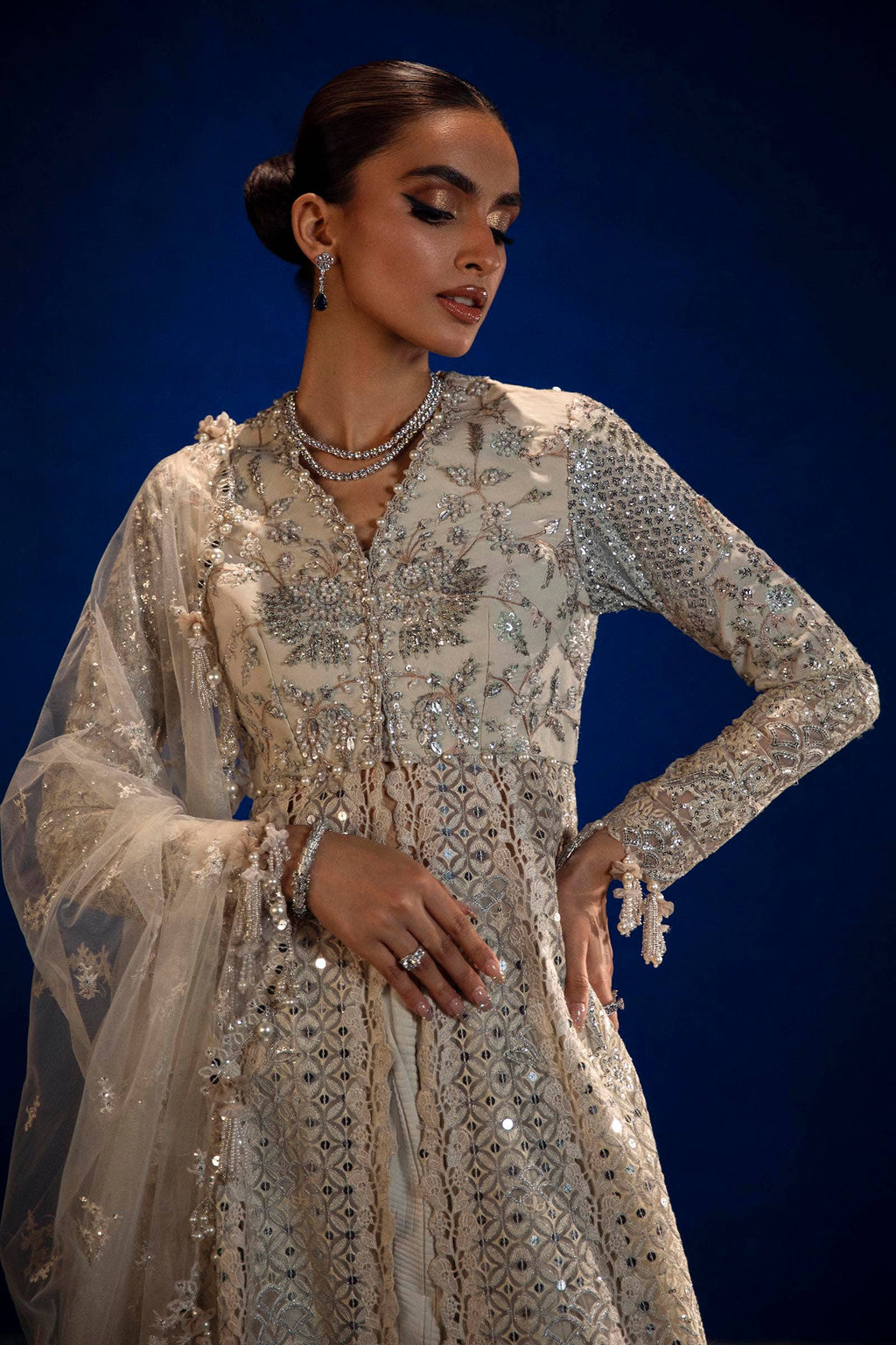 Sana Safinaz | Nura Festive 24 | N241-009-3CT - House Of Anaya