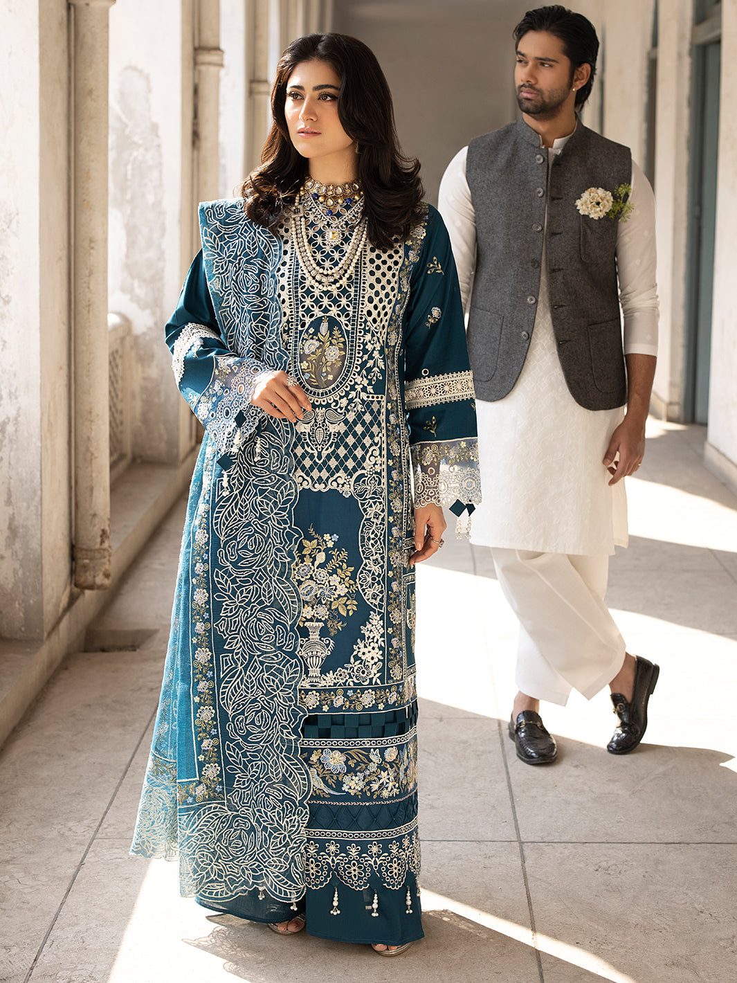 Mahnur | Mahrukh Luxury Lawn 24 | SERENE - Riwayat-e-Khas