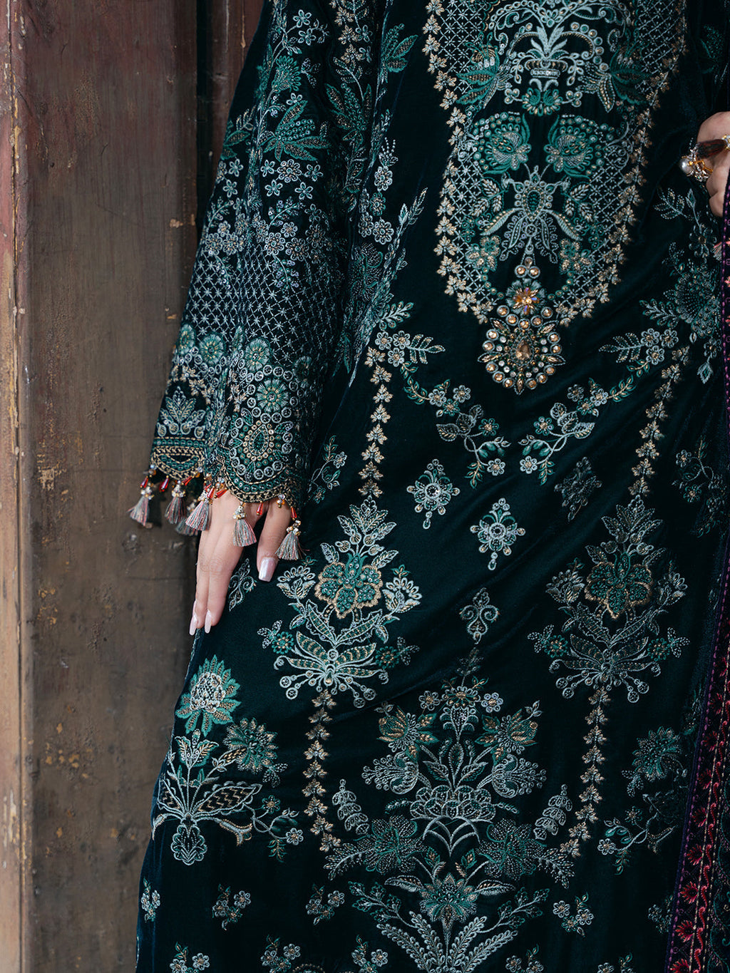 Flossie | Siara Velvet Formals | V-102 - A - House Of Hania