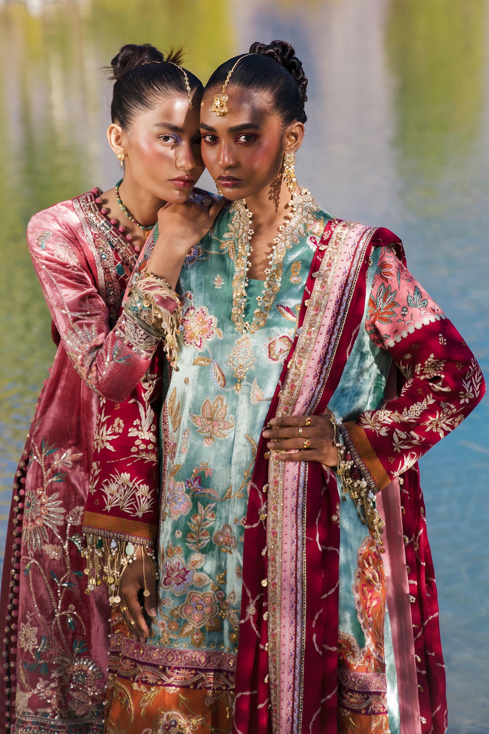 Sana Safinaz | Winter Shawl 24 | Velvet V241-006-3CP - House Of Anaya