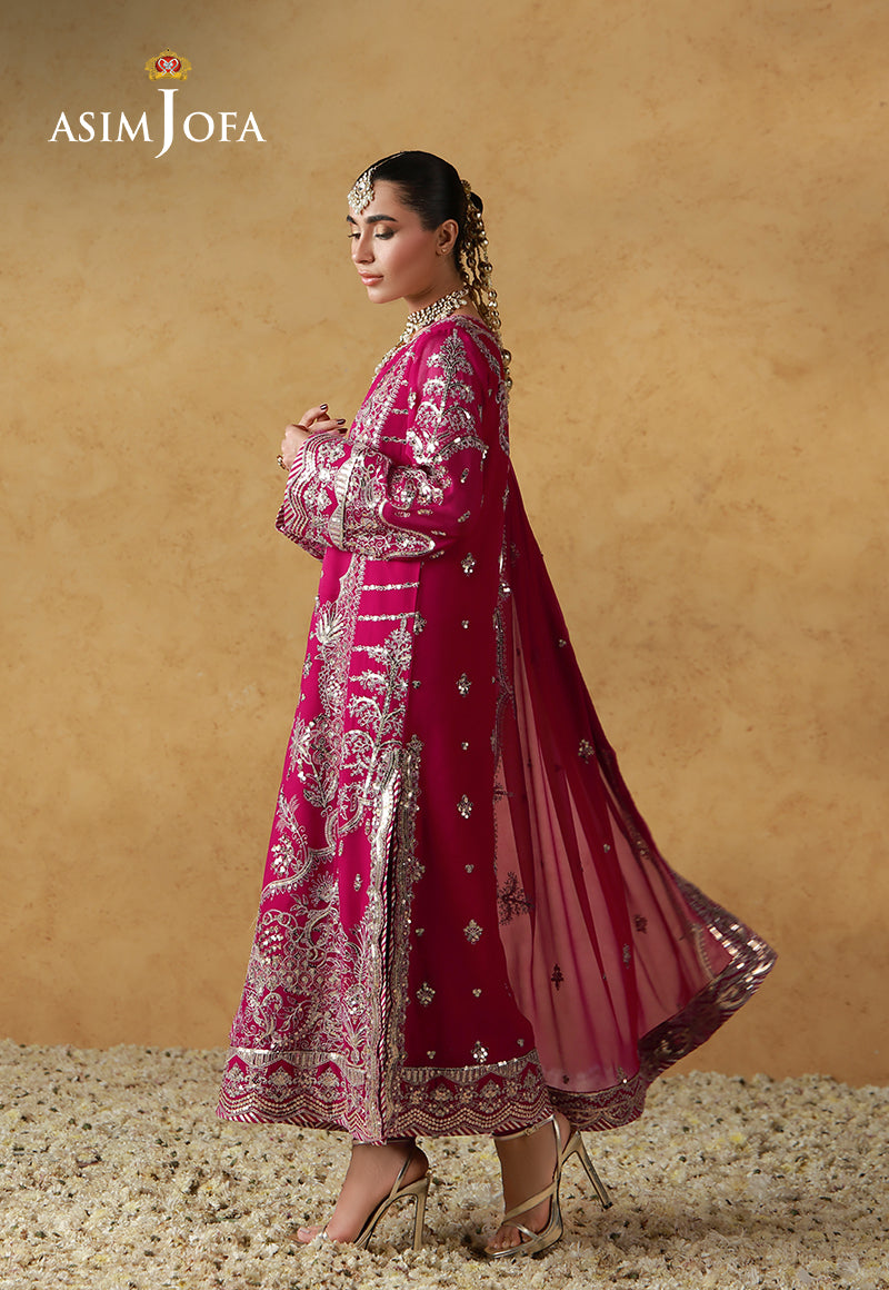 Asim Jofa | Ishq e Eid | AJULN-21 Embroidered Chiffon  3 Pcs