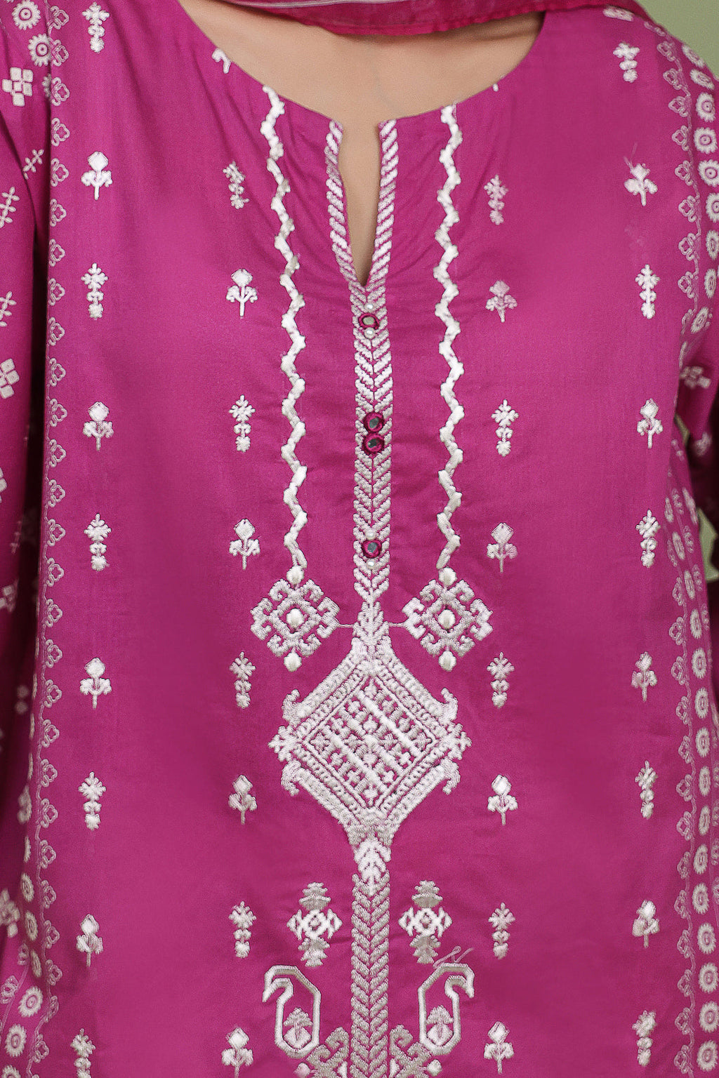 Zellbury | Unstitched 2 Piece Lawn | Embroidered Shirt Dupatta - 1717 - Libasekhas